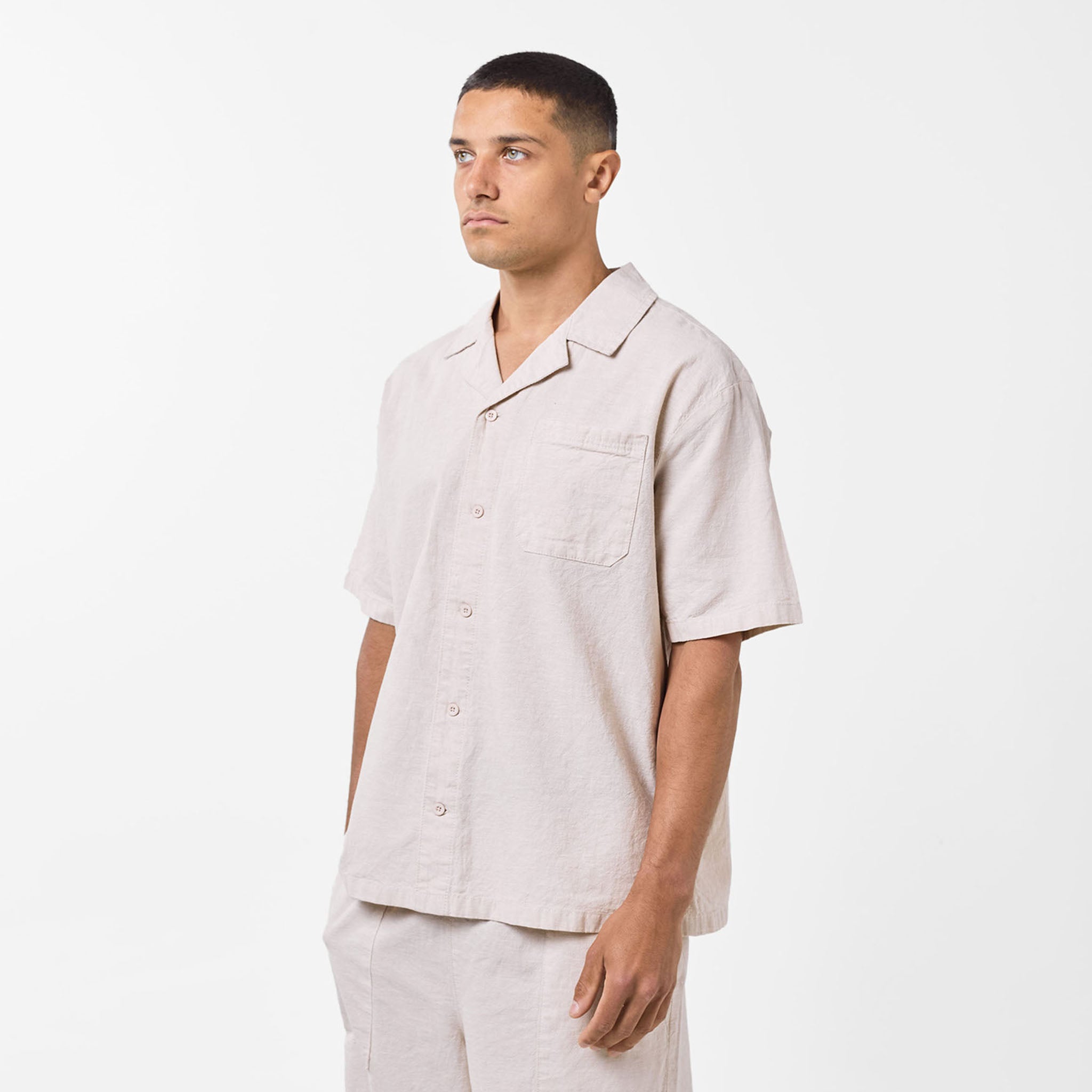 Linen Shirt | Stone