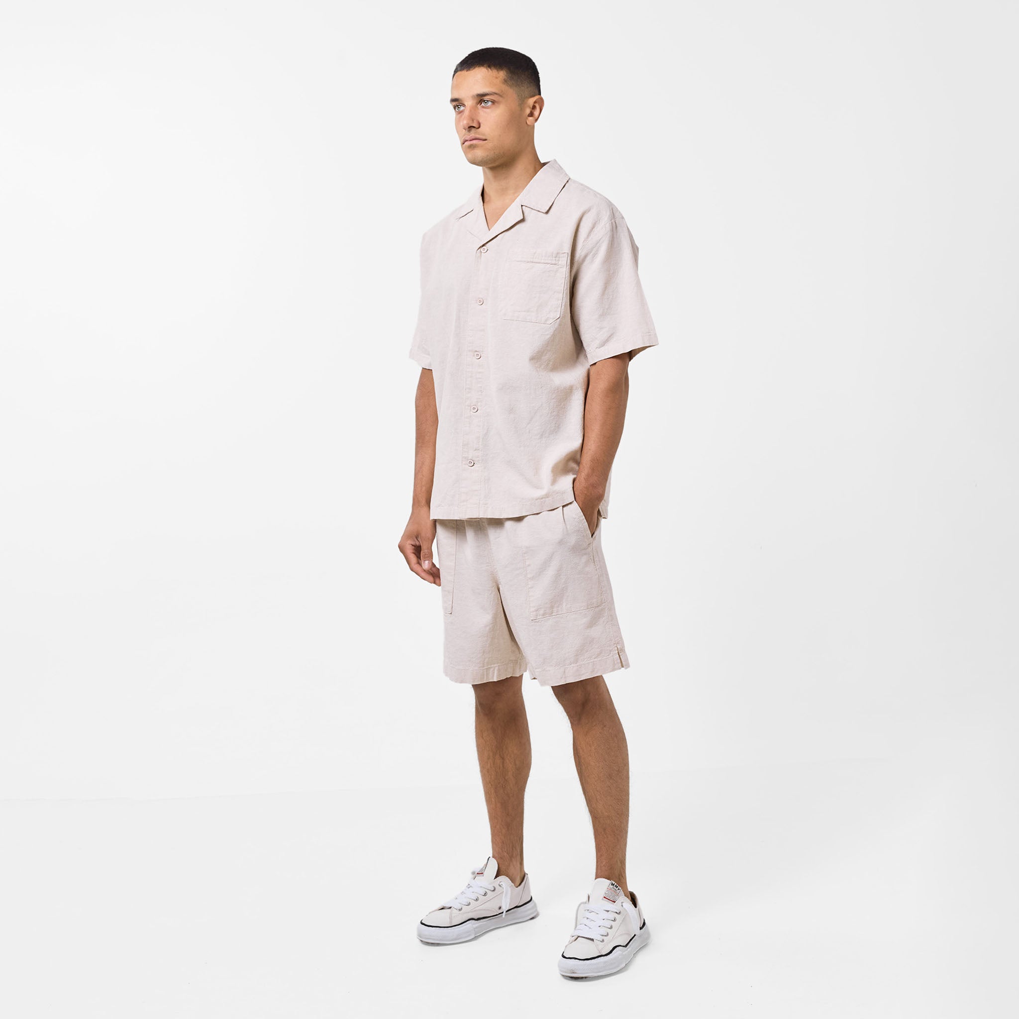 Linen Short | Stone