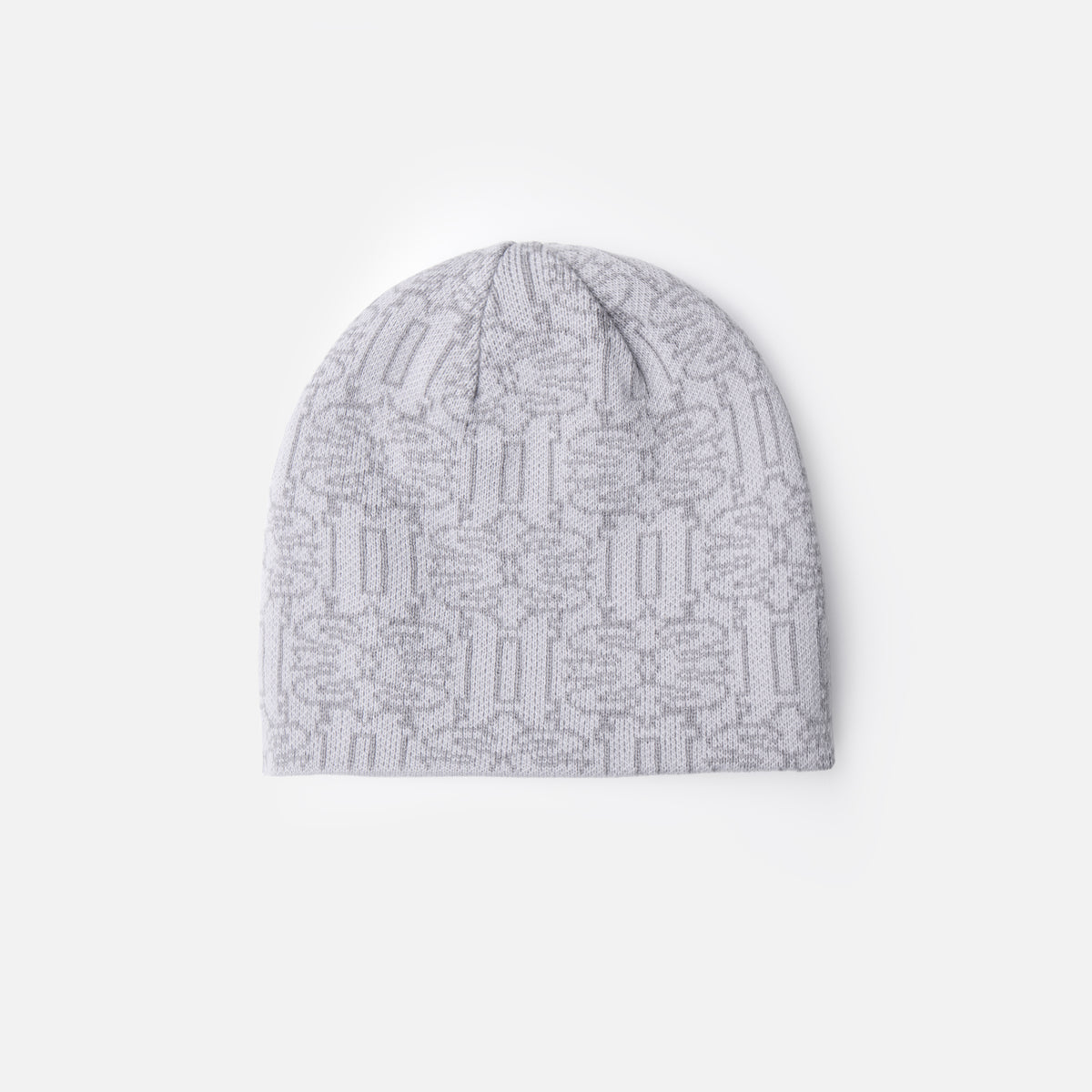 Monogram Reversible Beanie | Grey