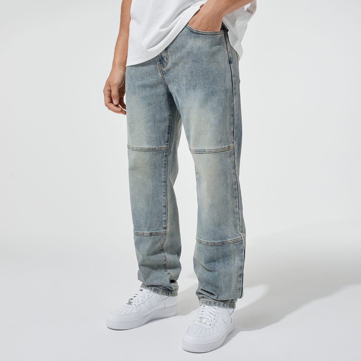 Panel Jean | Washed Blue