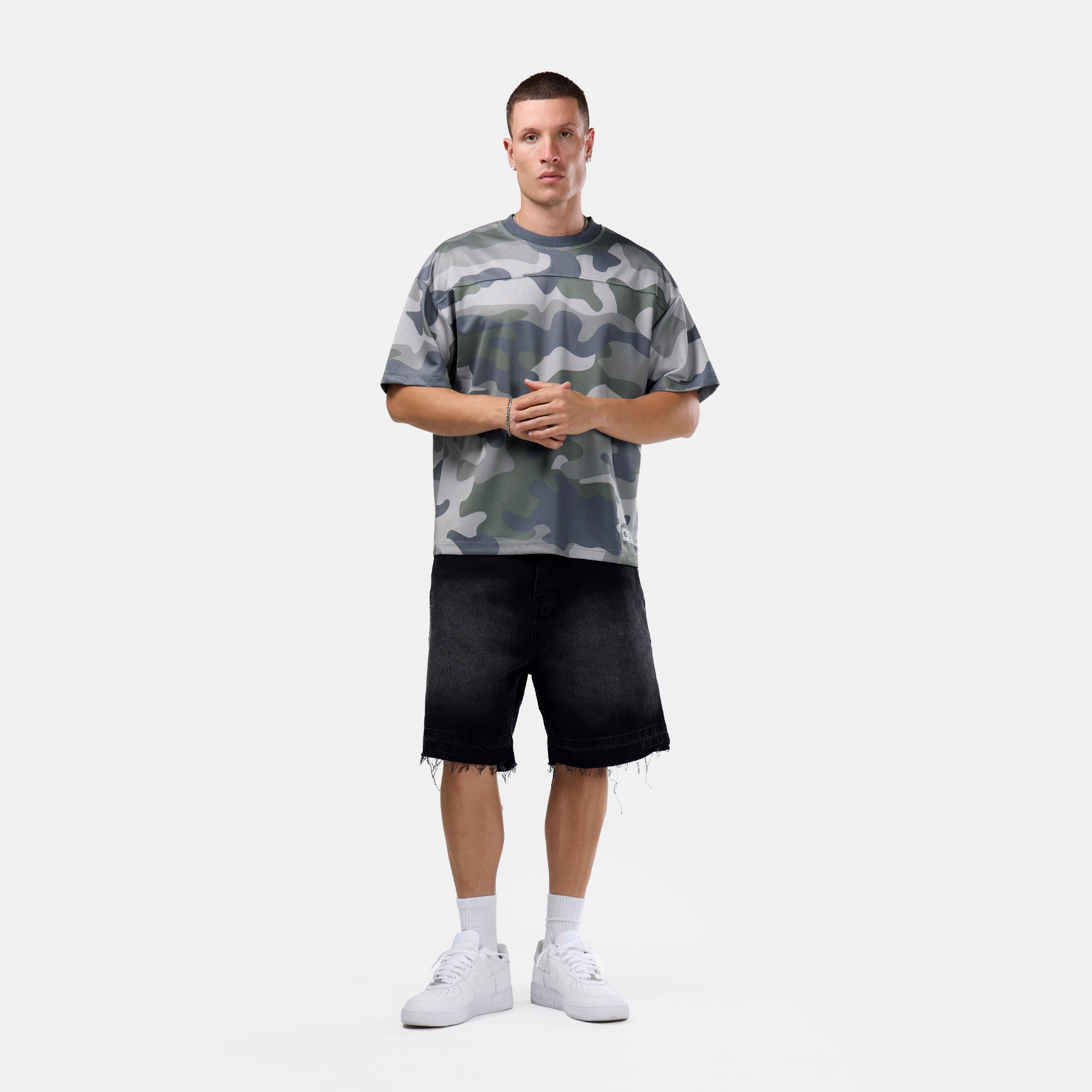 Mesh Jersey | Green Camo