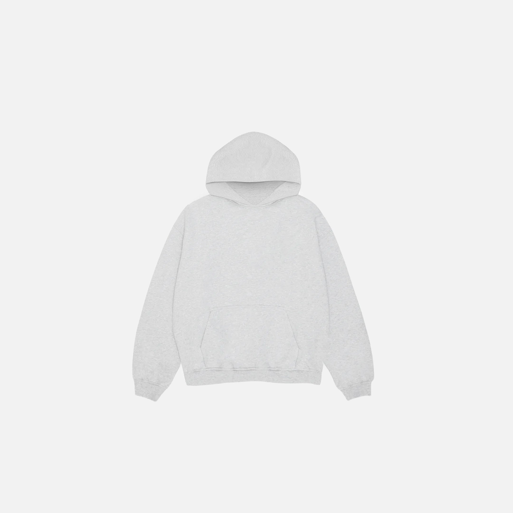 Box Fit Hoodie | Grey Marl