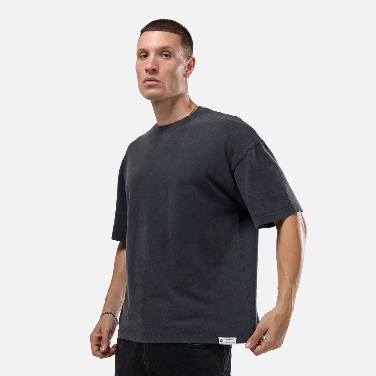 Box Fit T-Shirt | Washed Black