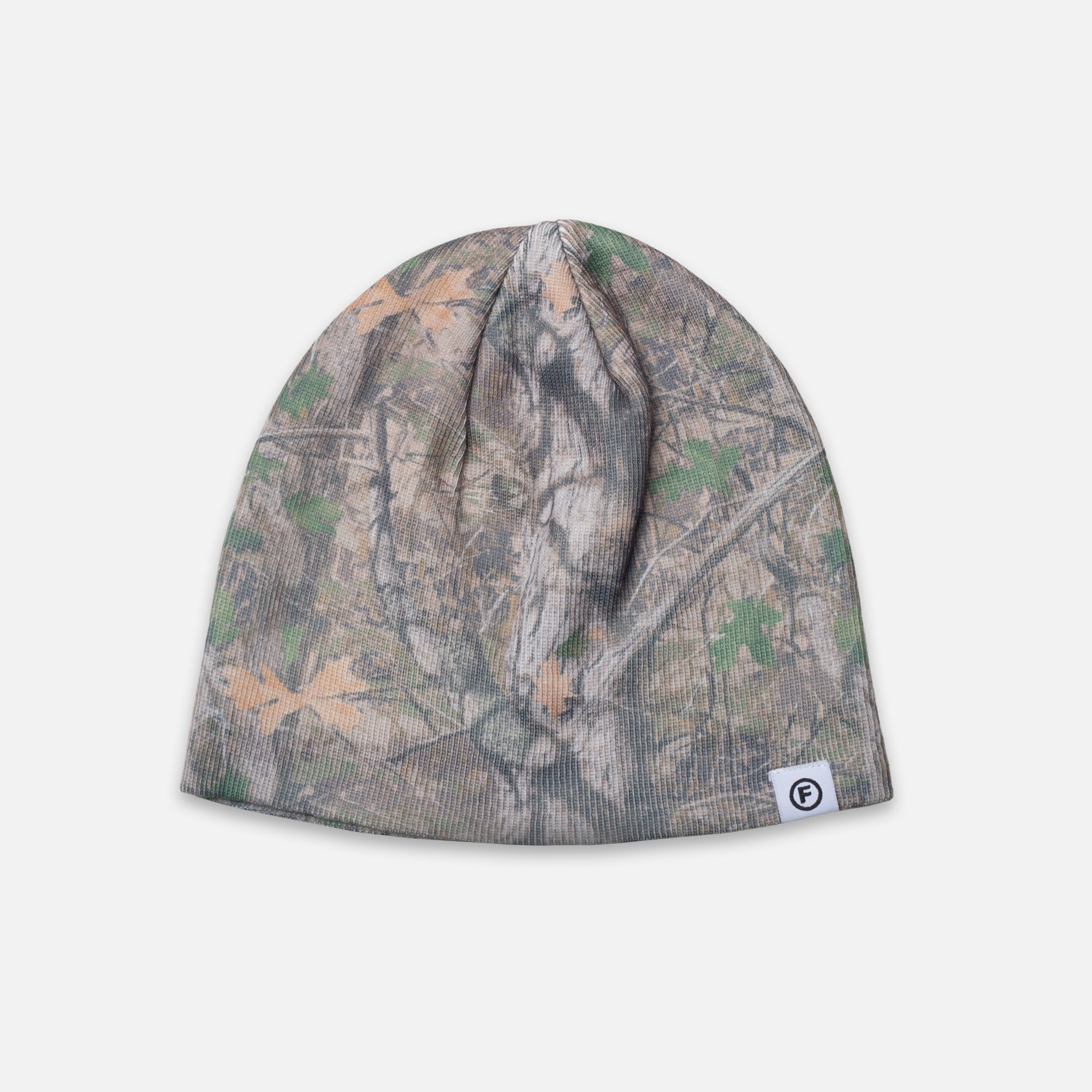 Skull Beanie | Green Tree Camo