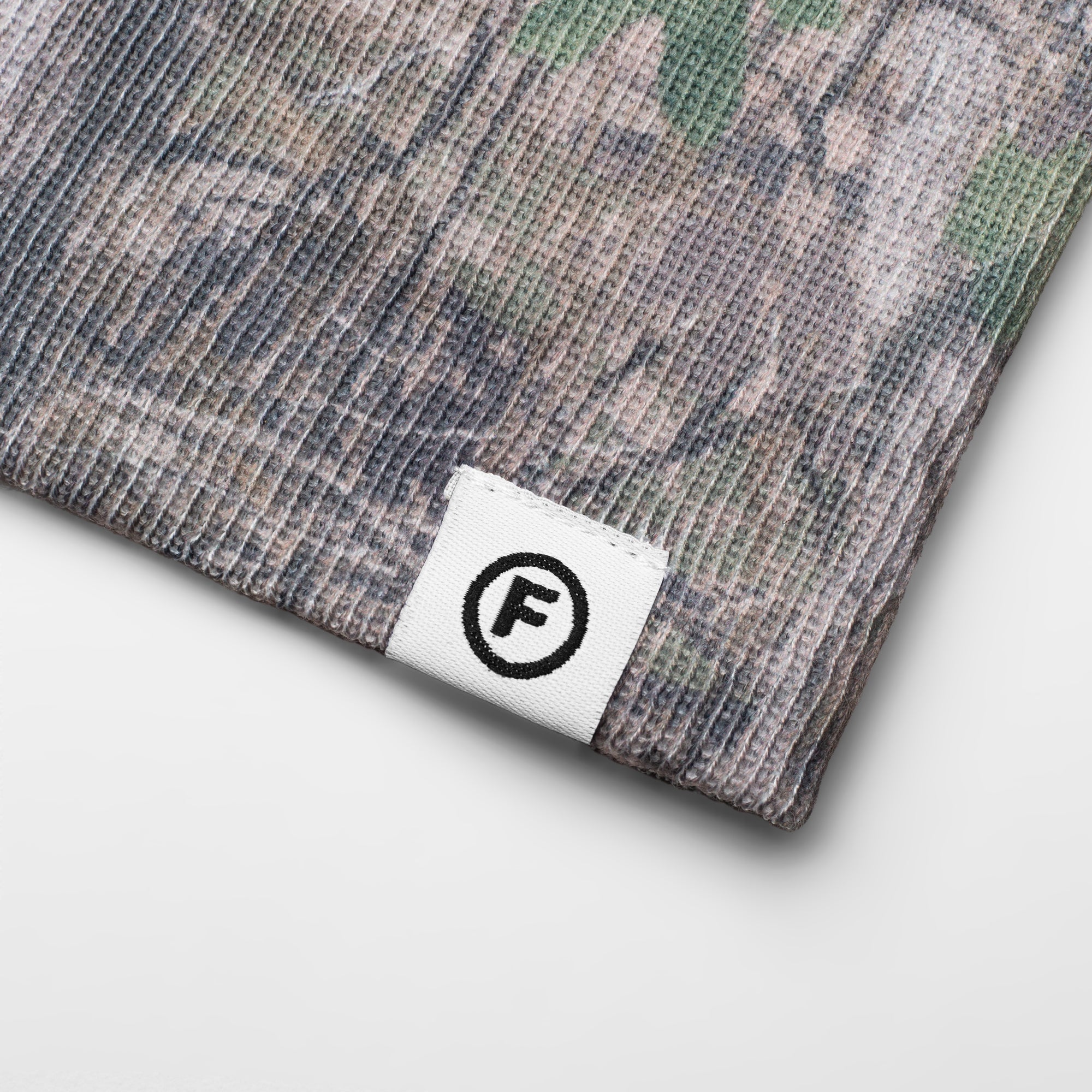 Skull Beanie | Green Tree Camo