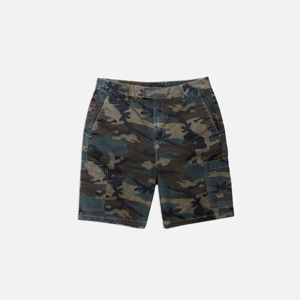 Longline OG Camo Cargo Short | Dark Green