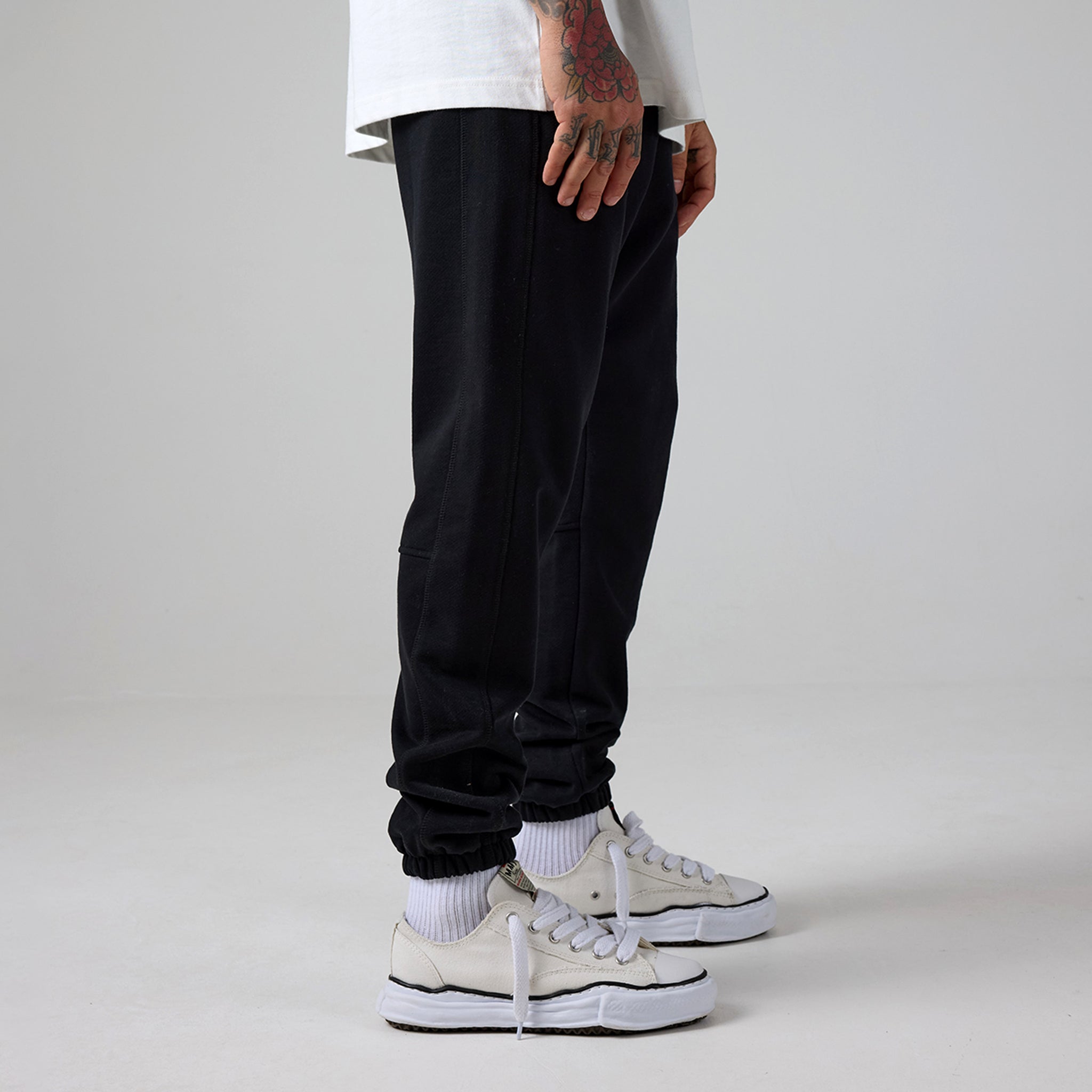 Heavyweight Cuffed Jogger Black