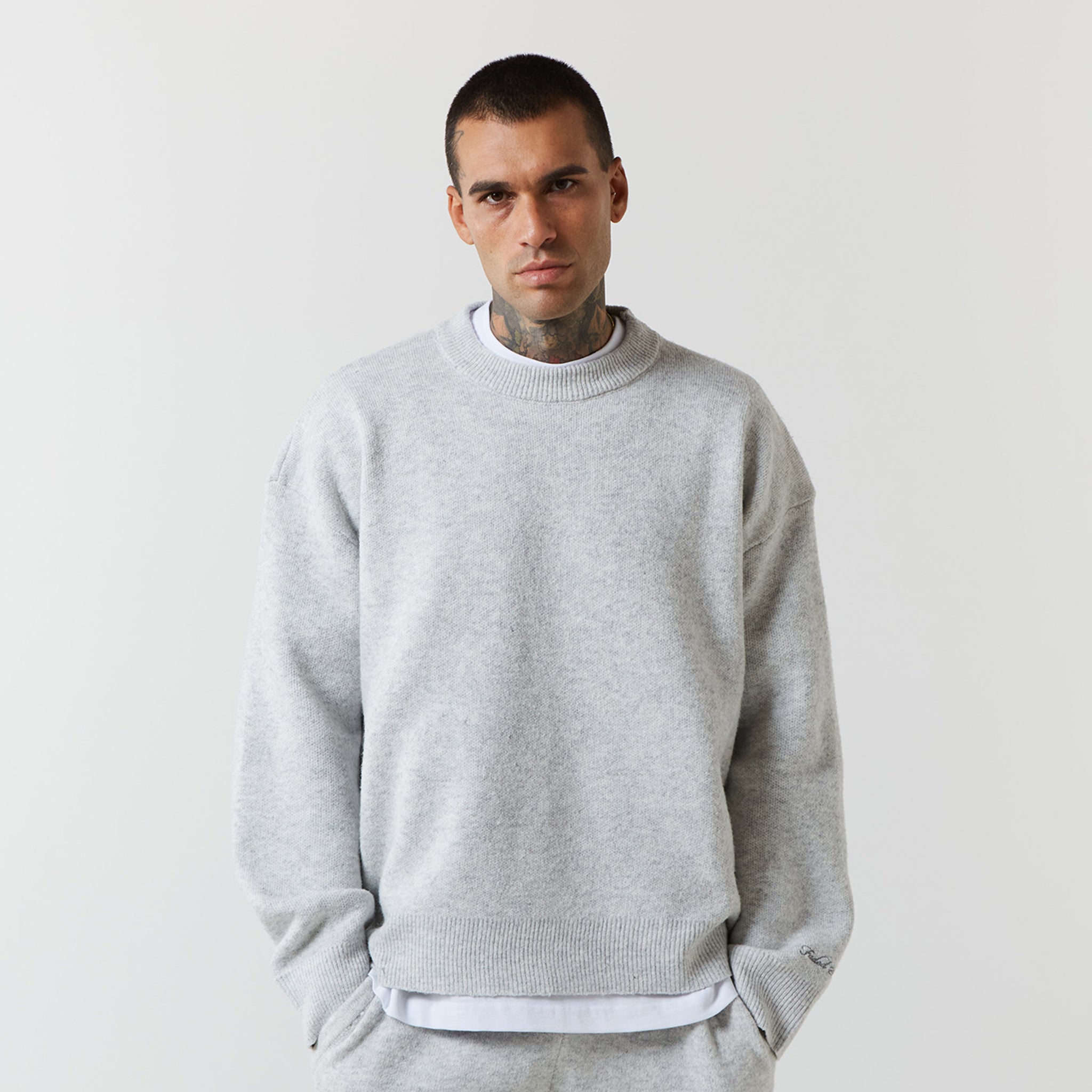 Zanone - Slim-fit merino wool turtleneck sweater - dark grey – Slowear