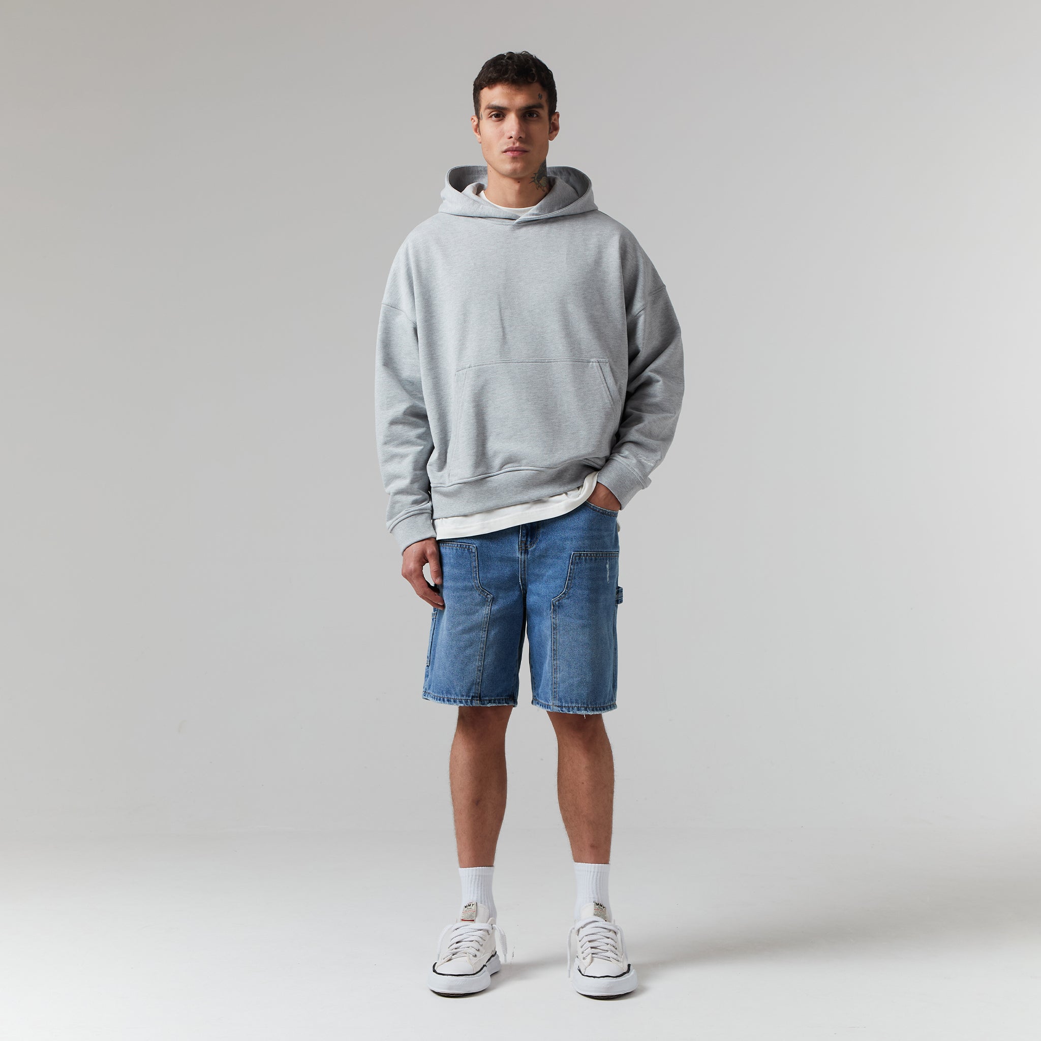 Faded grey hoodie 2025