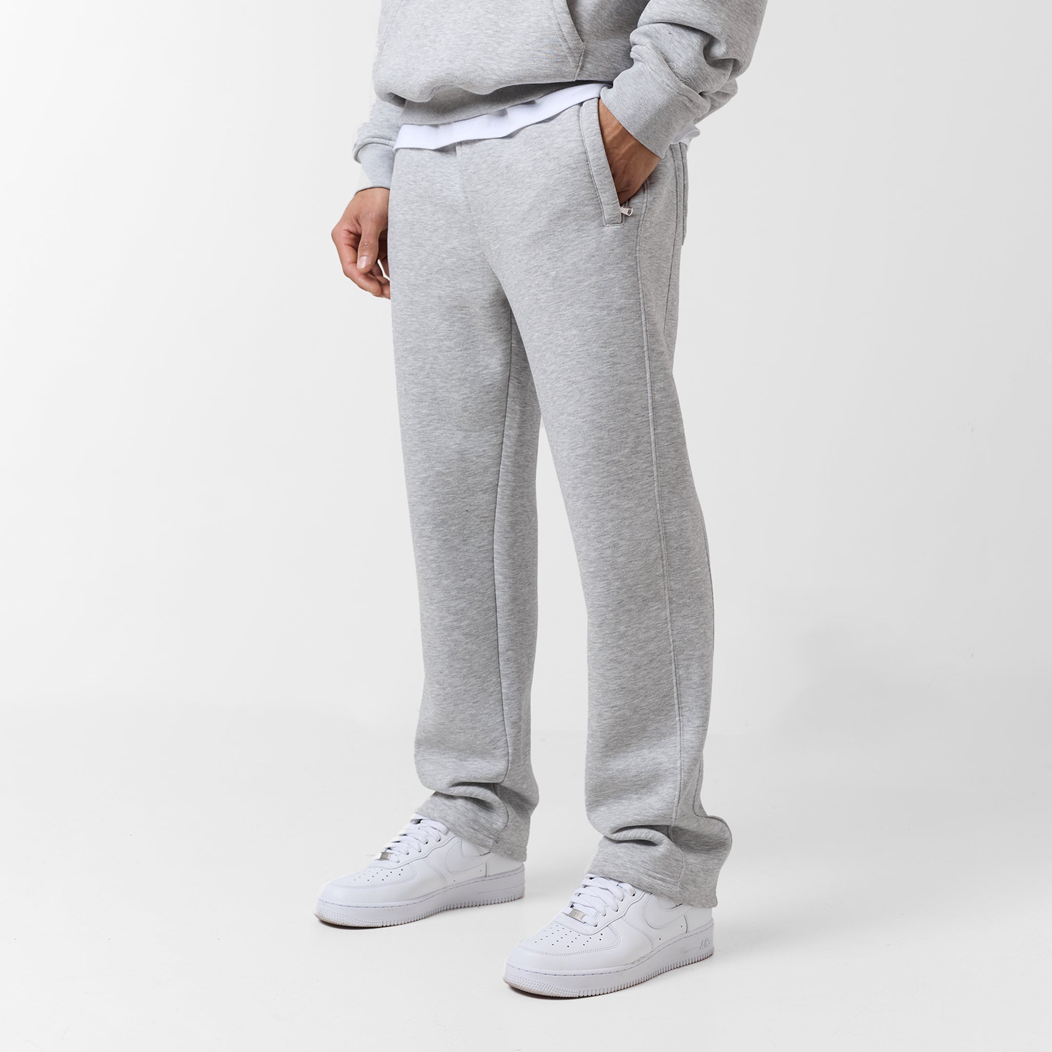2-Pack Open Hem Jogger | Grey Marl/Black