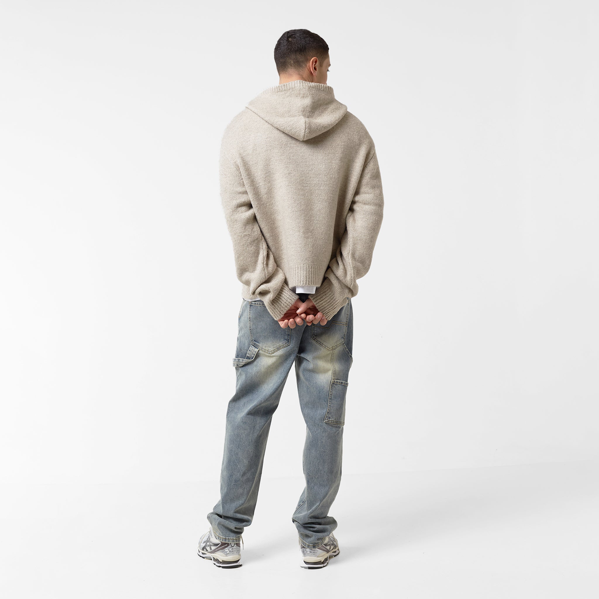 【試着のみ】STONE  FULL ZIP SWEATSHIRT Ｌ 試着のみ】STONE ISLAND FULL ZIP SWEATSHIRT