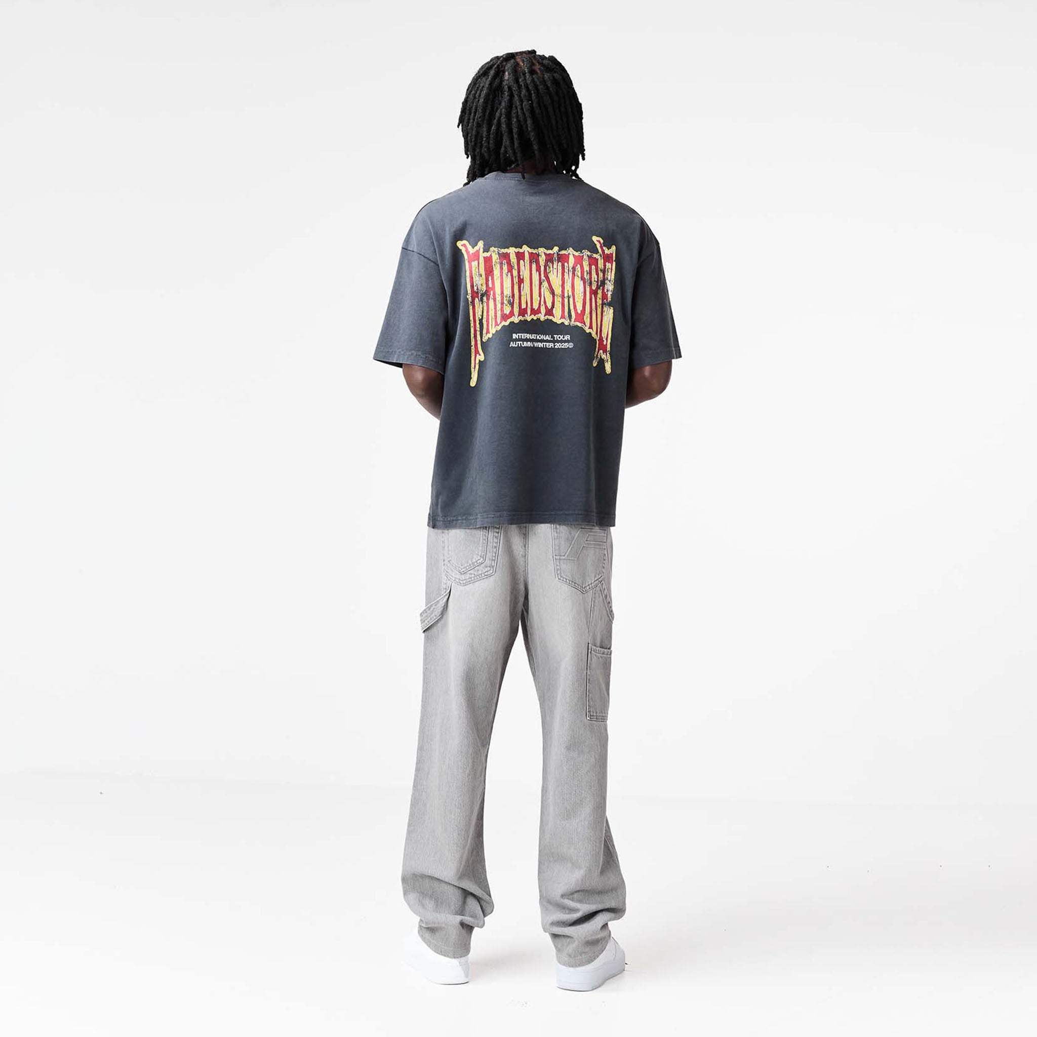 Blackletter T-Shirt | Washed Black