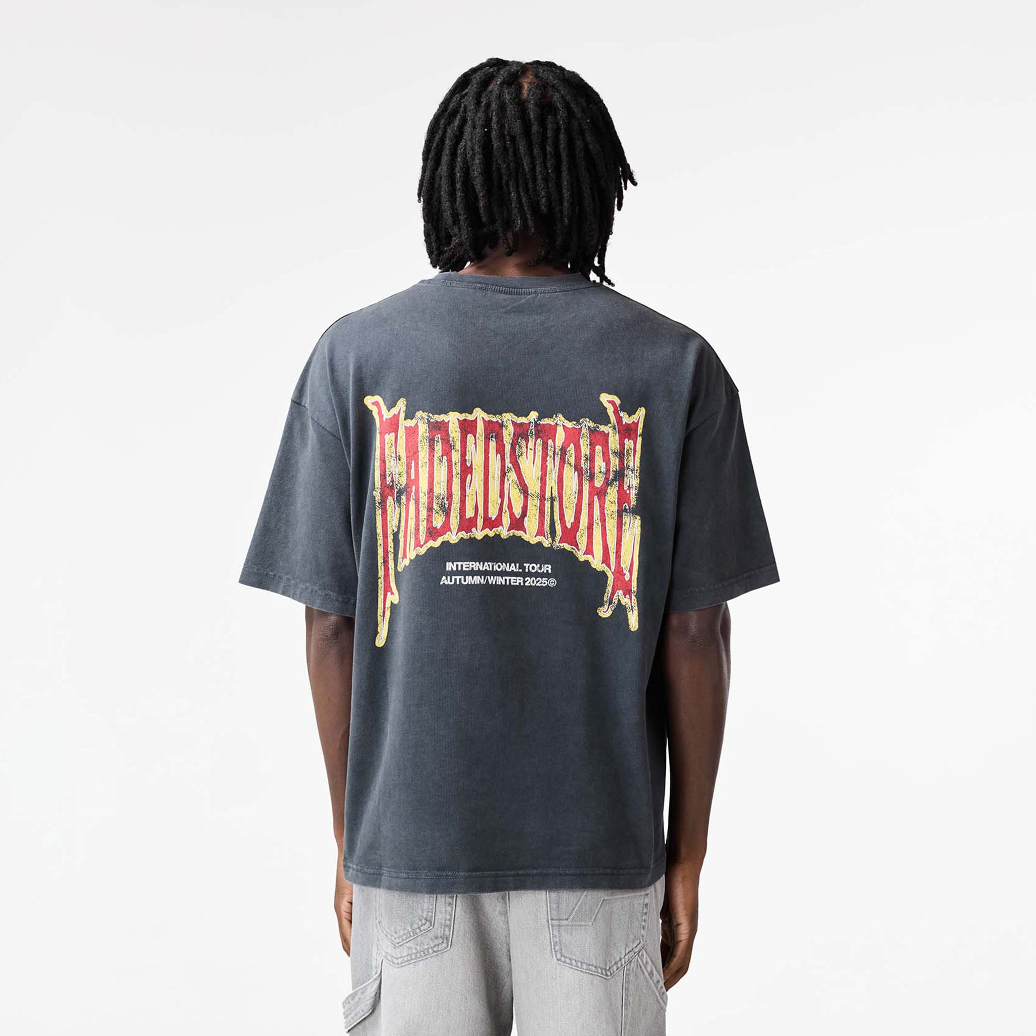 Blackletter T-Shirt | Washed Black