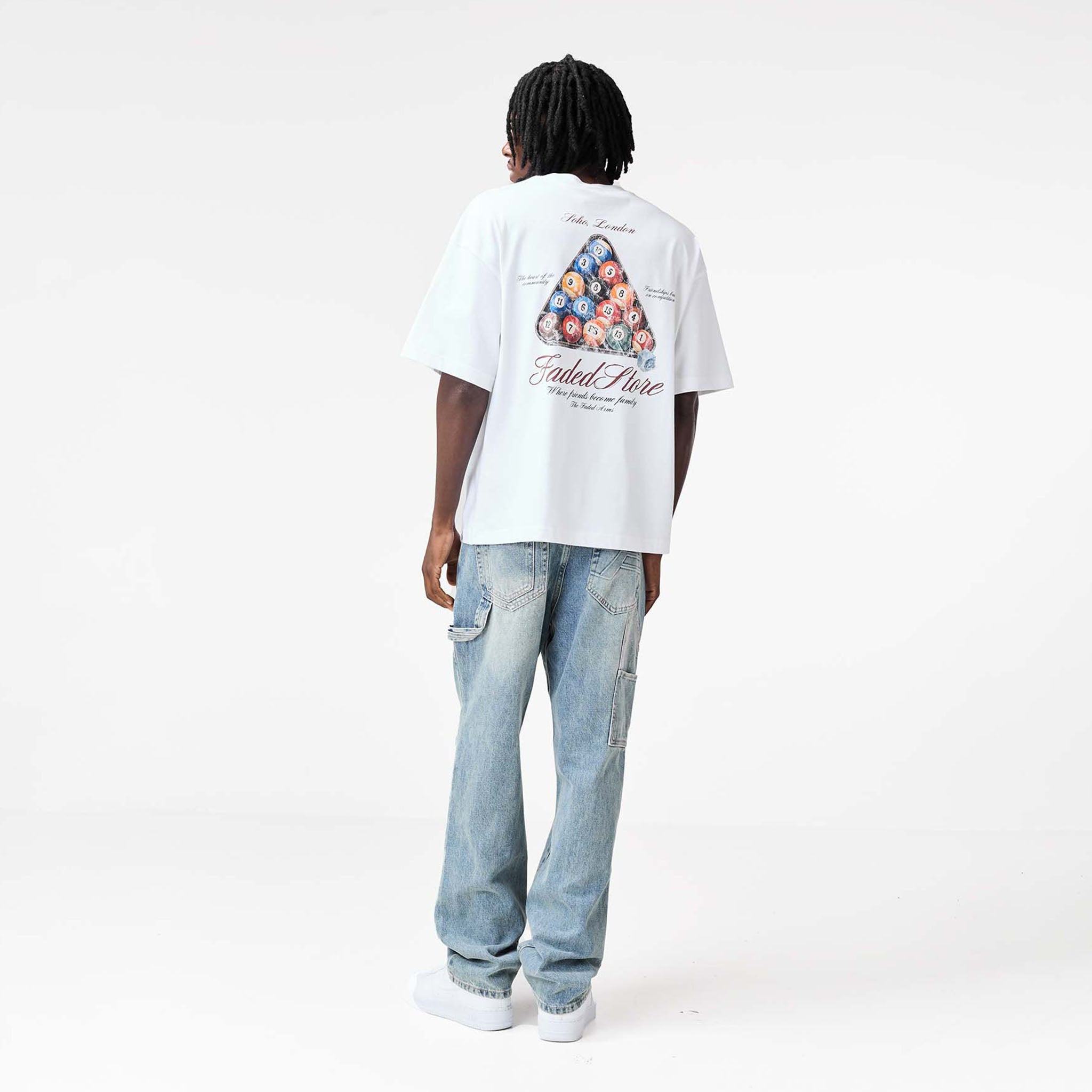 Pool Table T-Shirt | White
