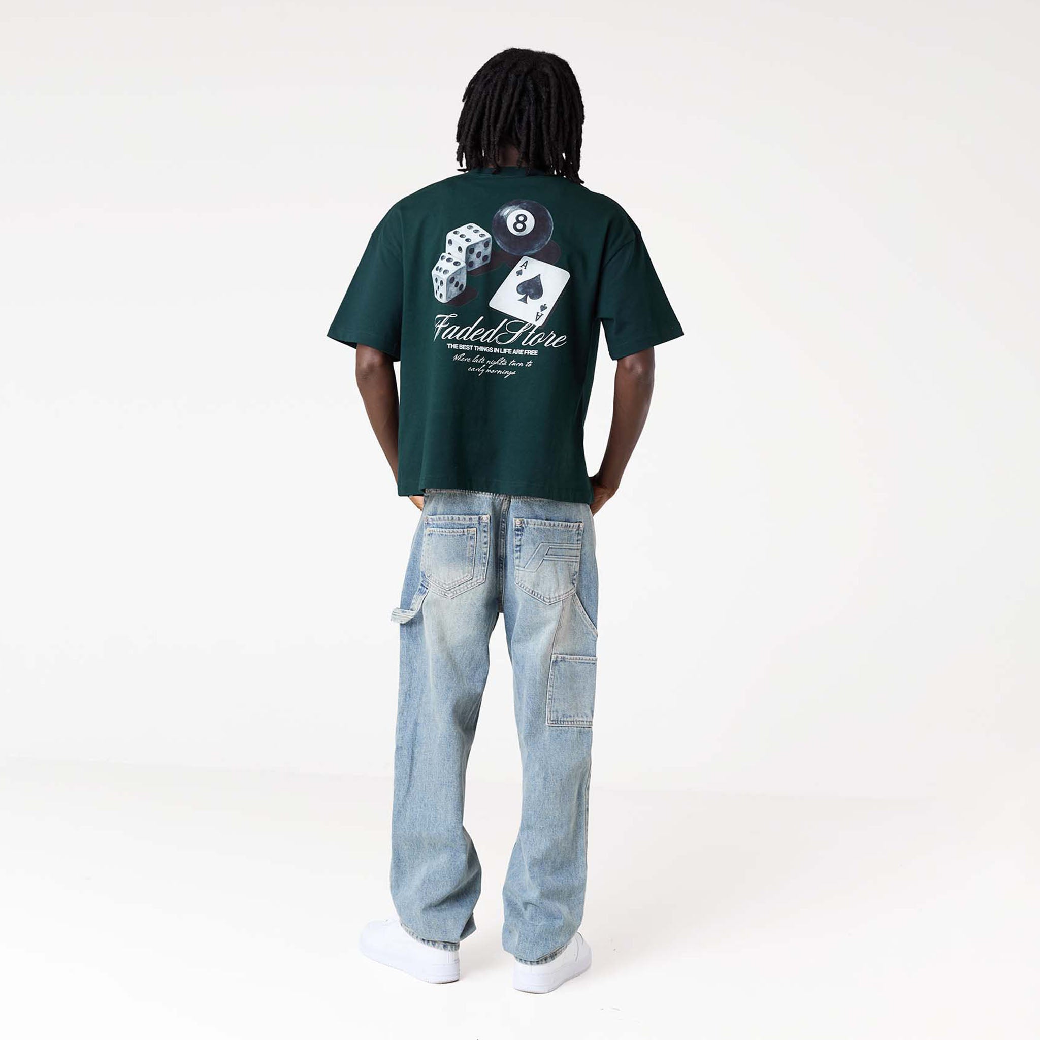 Late Nights T-Shirt | Forest Green