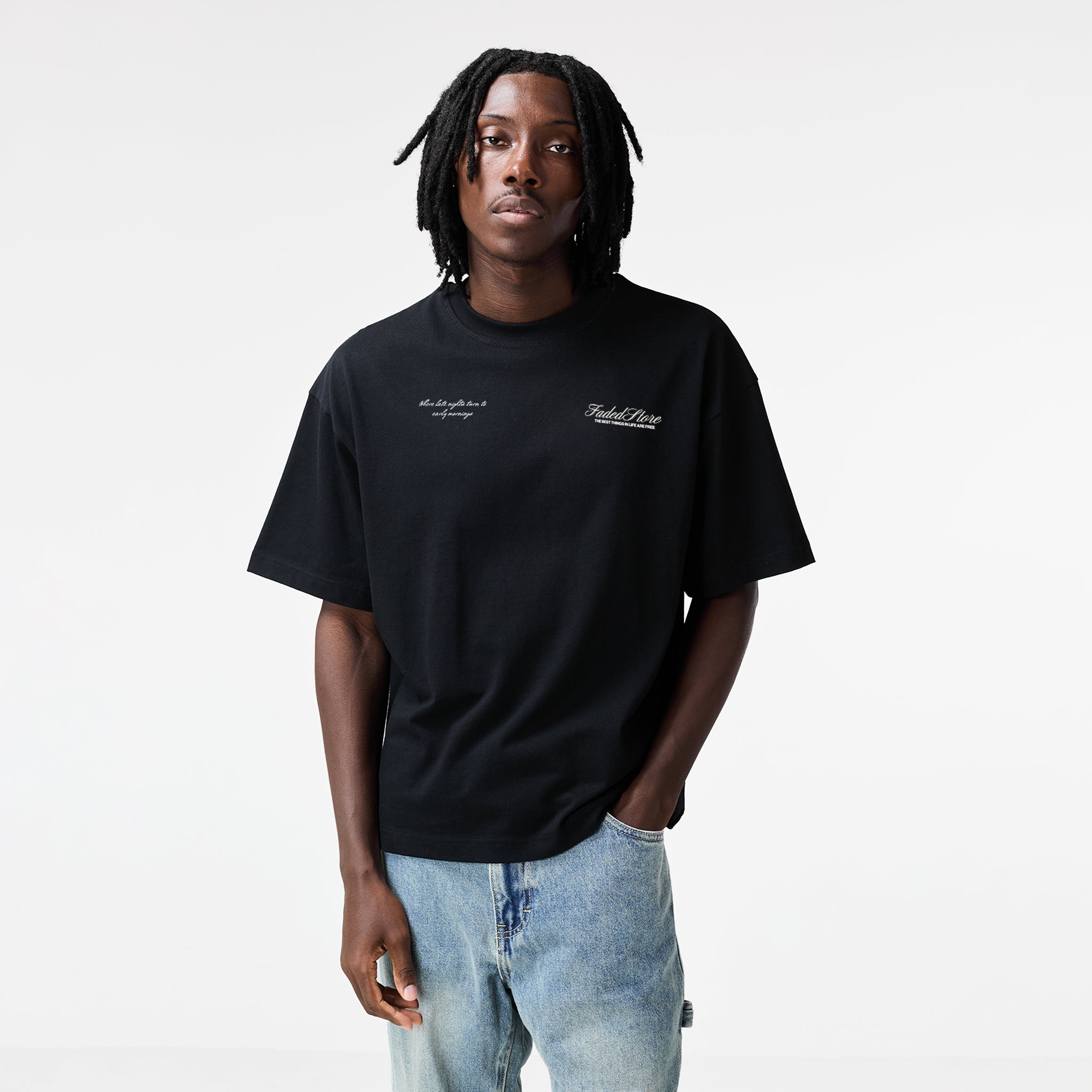 Late Nights T-Shirt | Black