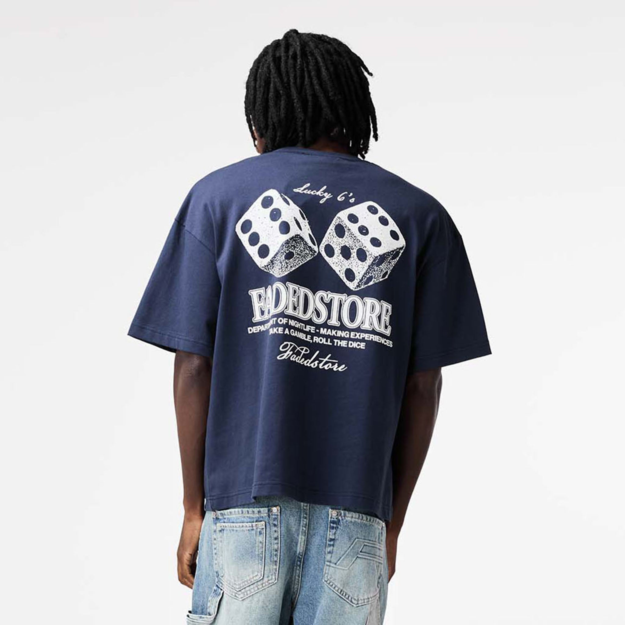 Lucky 6's T-Shirt | Navy