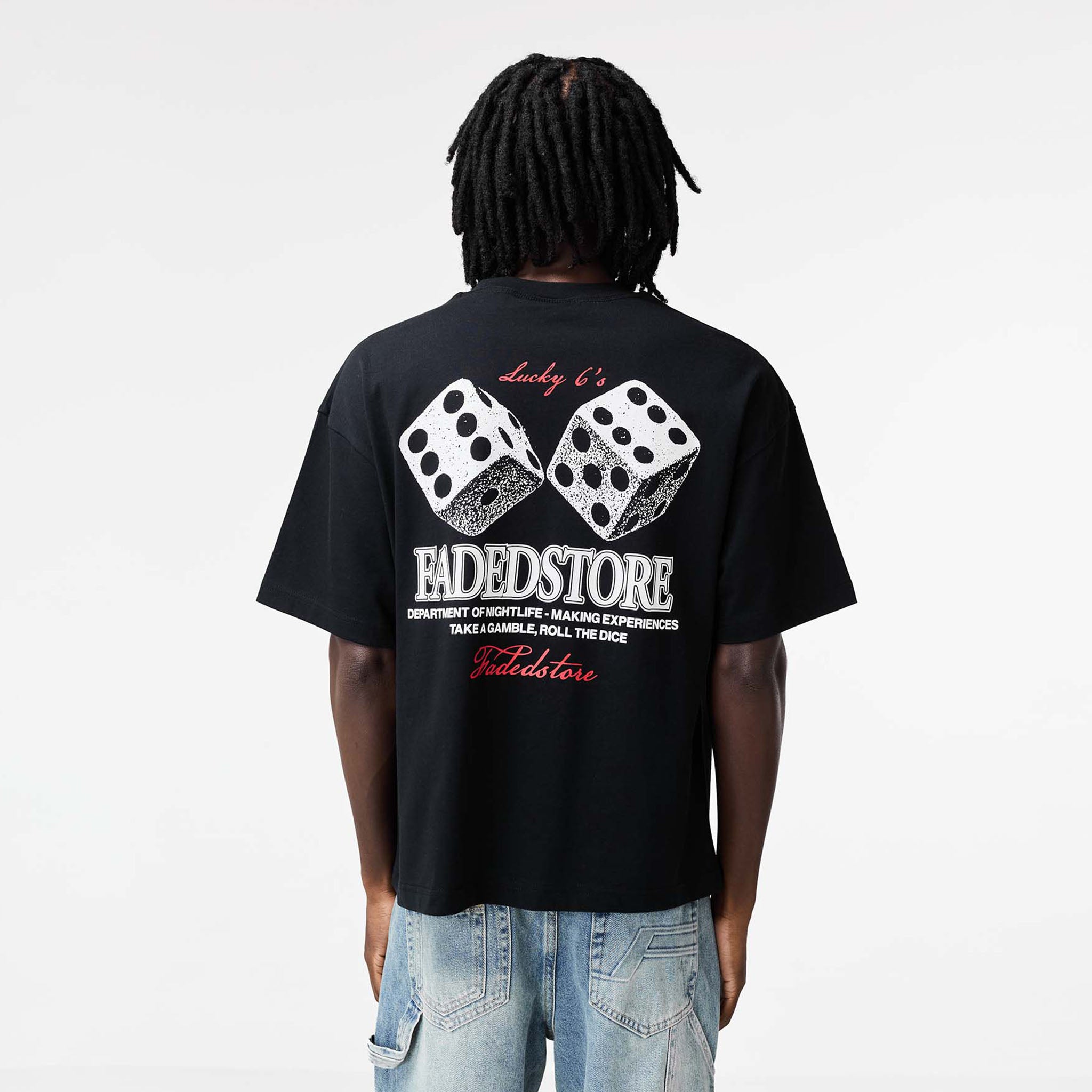 Lucky 6's T-Shirt | Black