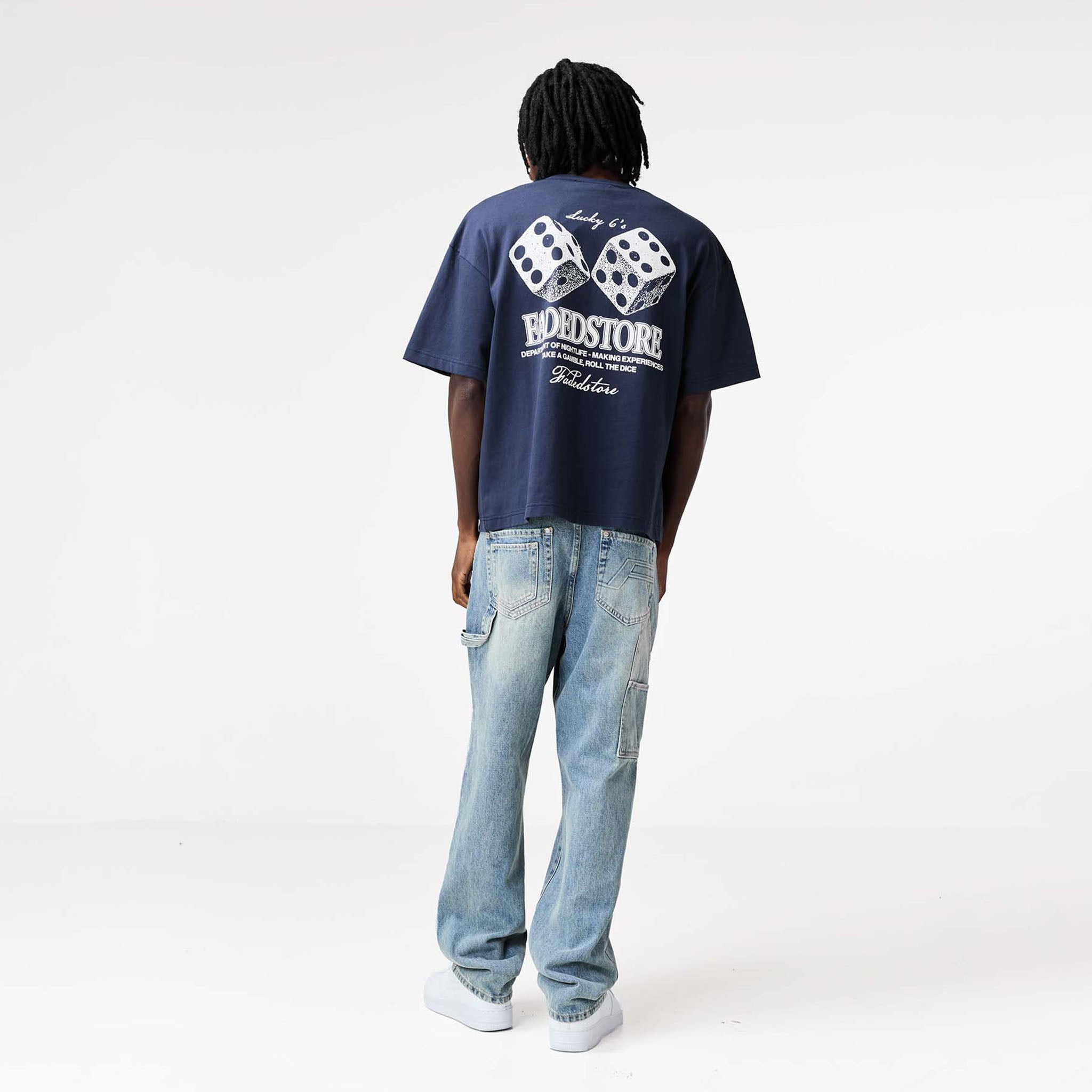 Lucky 6's T-Shirt | Navy