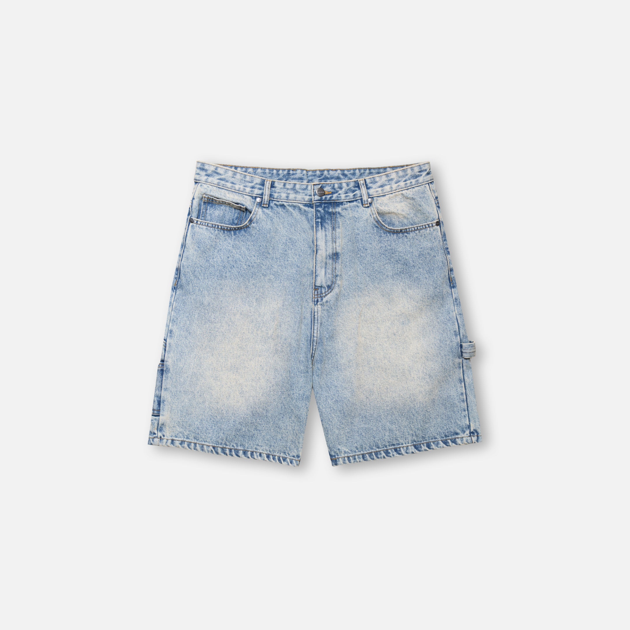 Carpenter Denim Shorts | Washed Blue