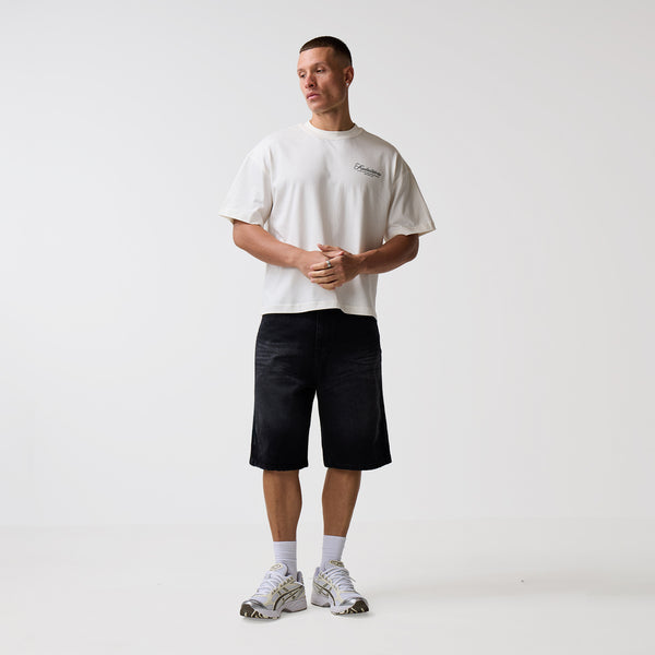 Denim Jorts | Washed Black