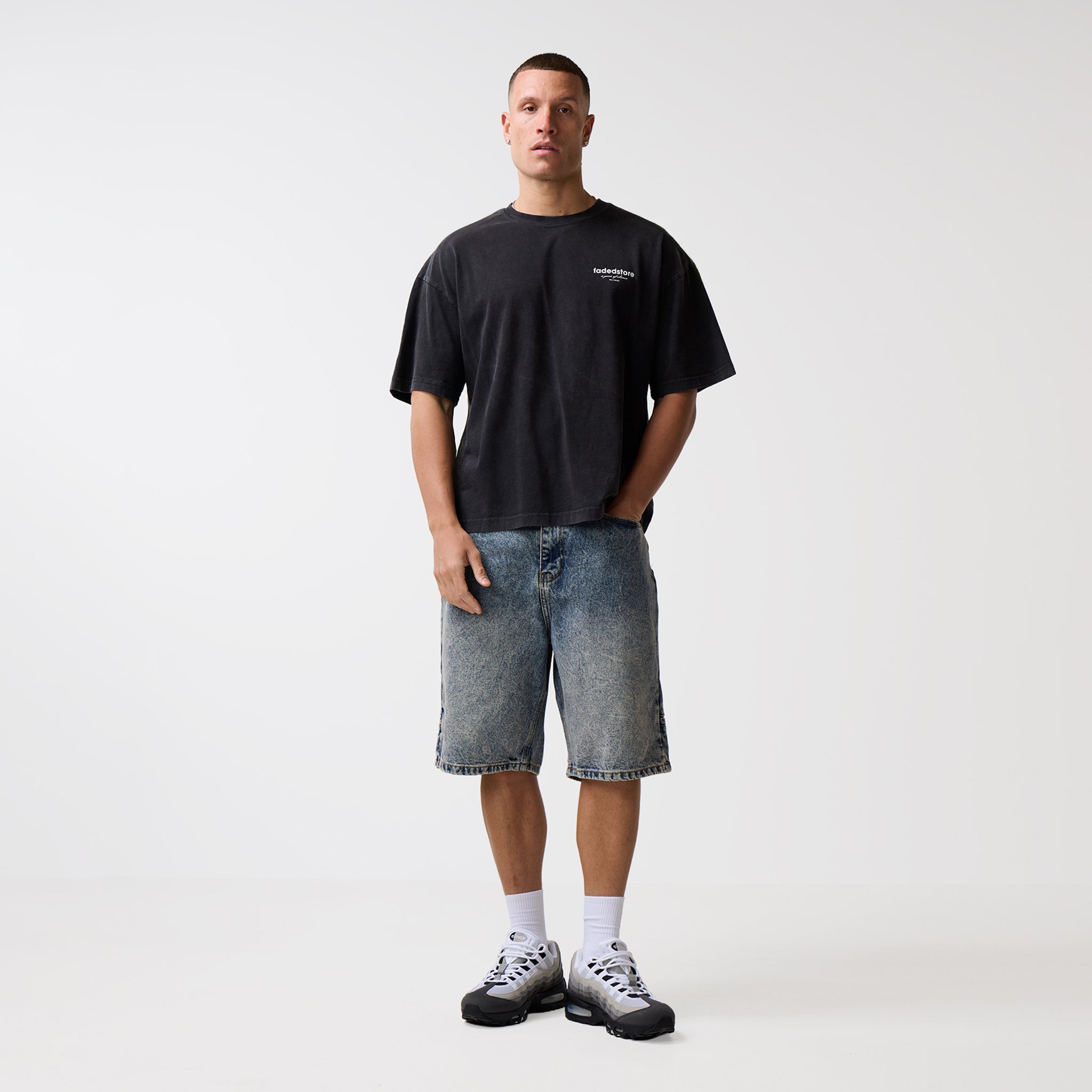 Rolling Dice T-Shirt | Washed Black