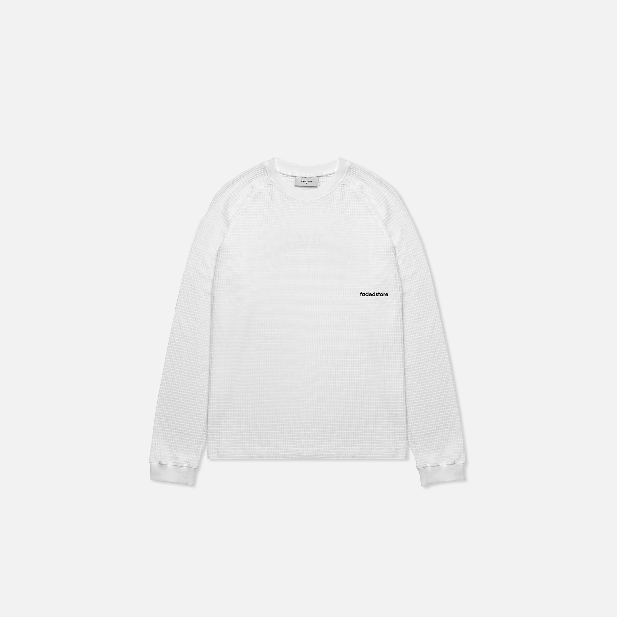 Under Development Long Sleeve Waffle T-Shirt | Chalk