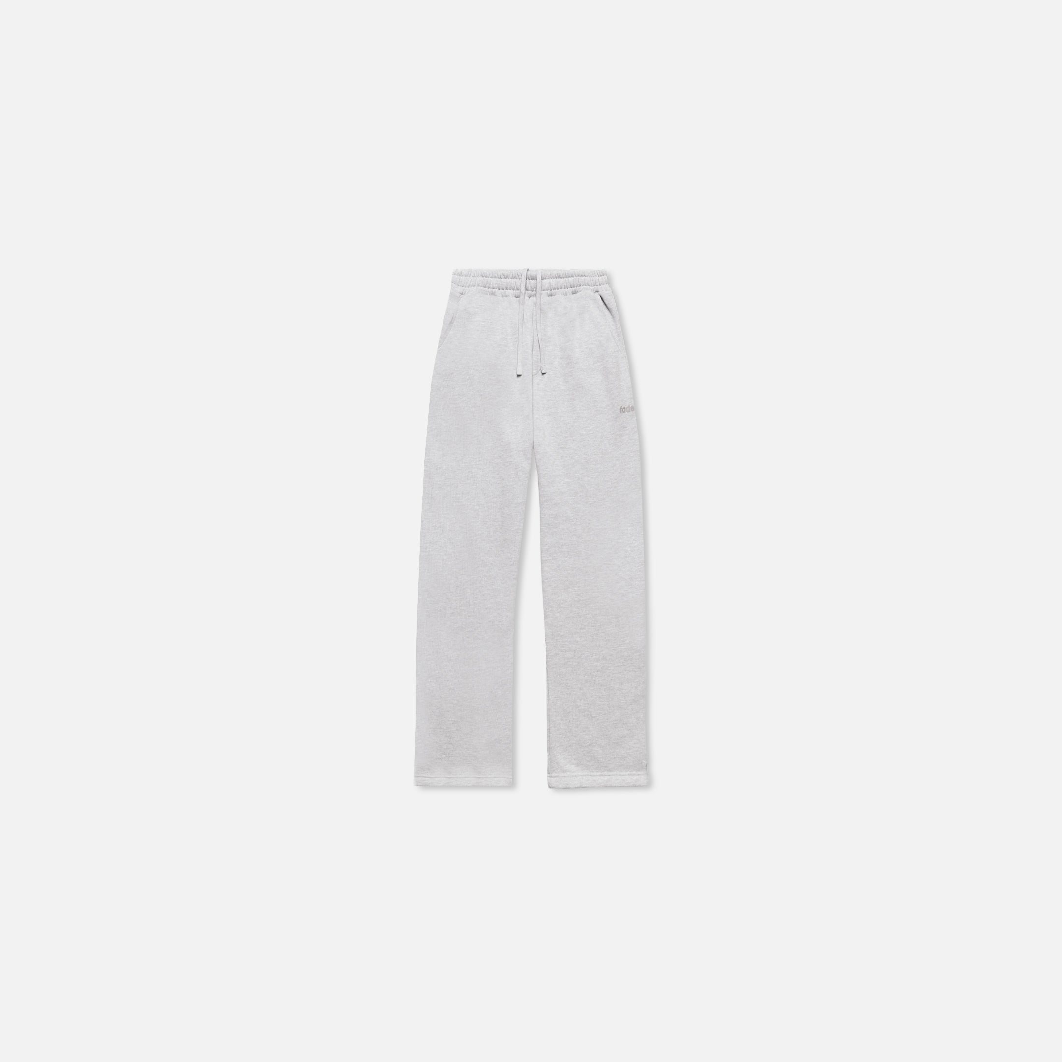 Wide Leg Jogger | Grey Marl