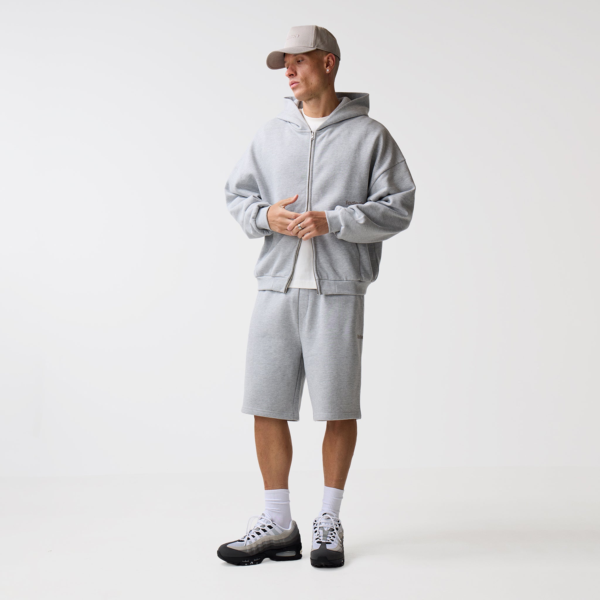 Longline Short | Grey Marl