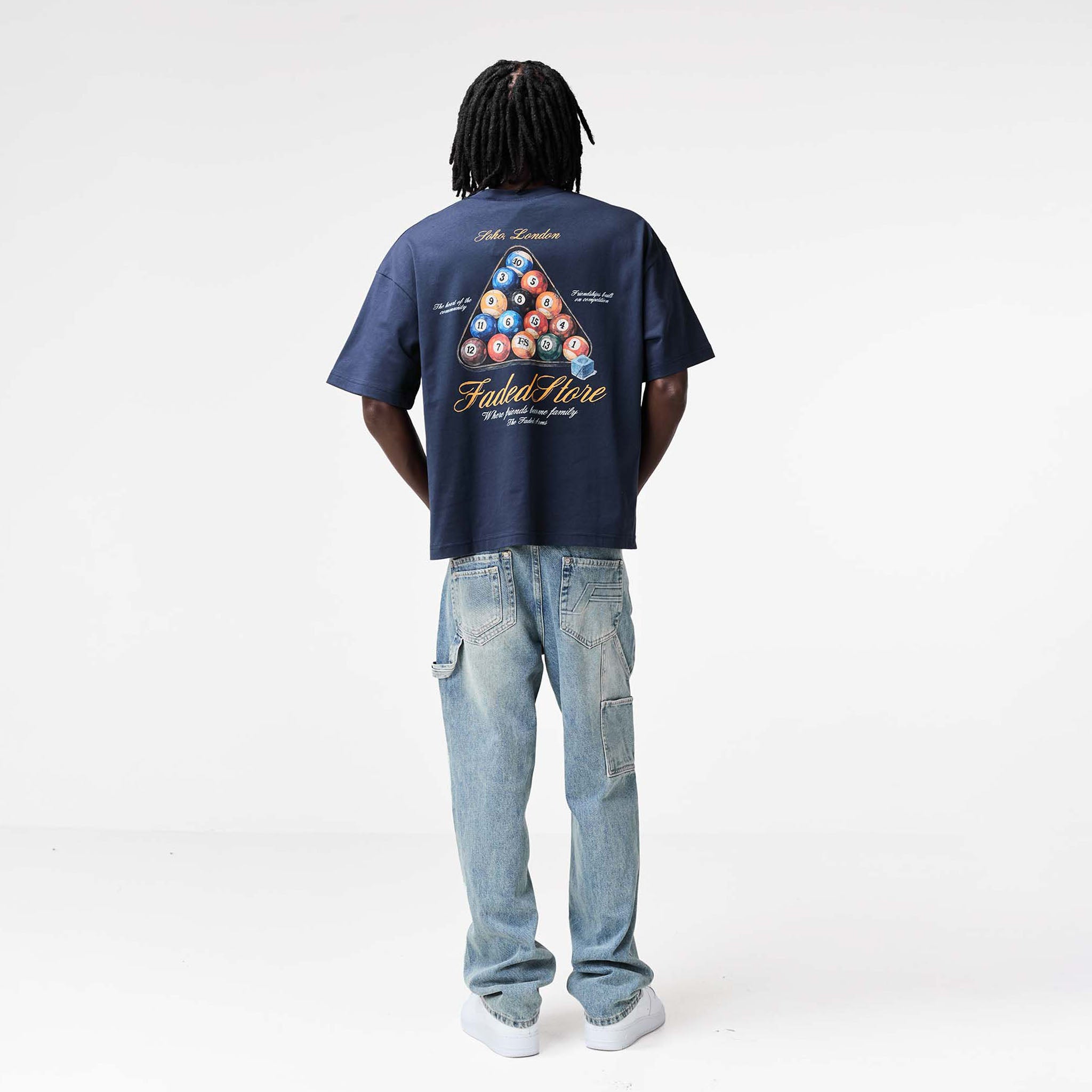 Pool Table T-Shirt | Navy