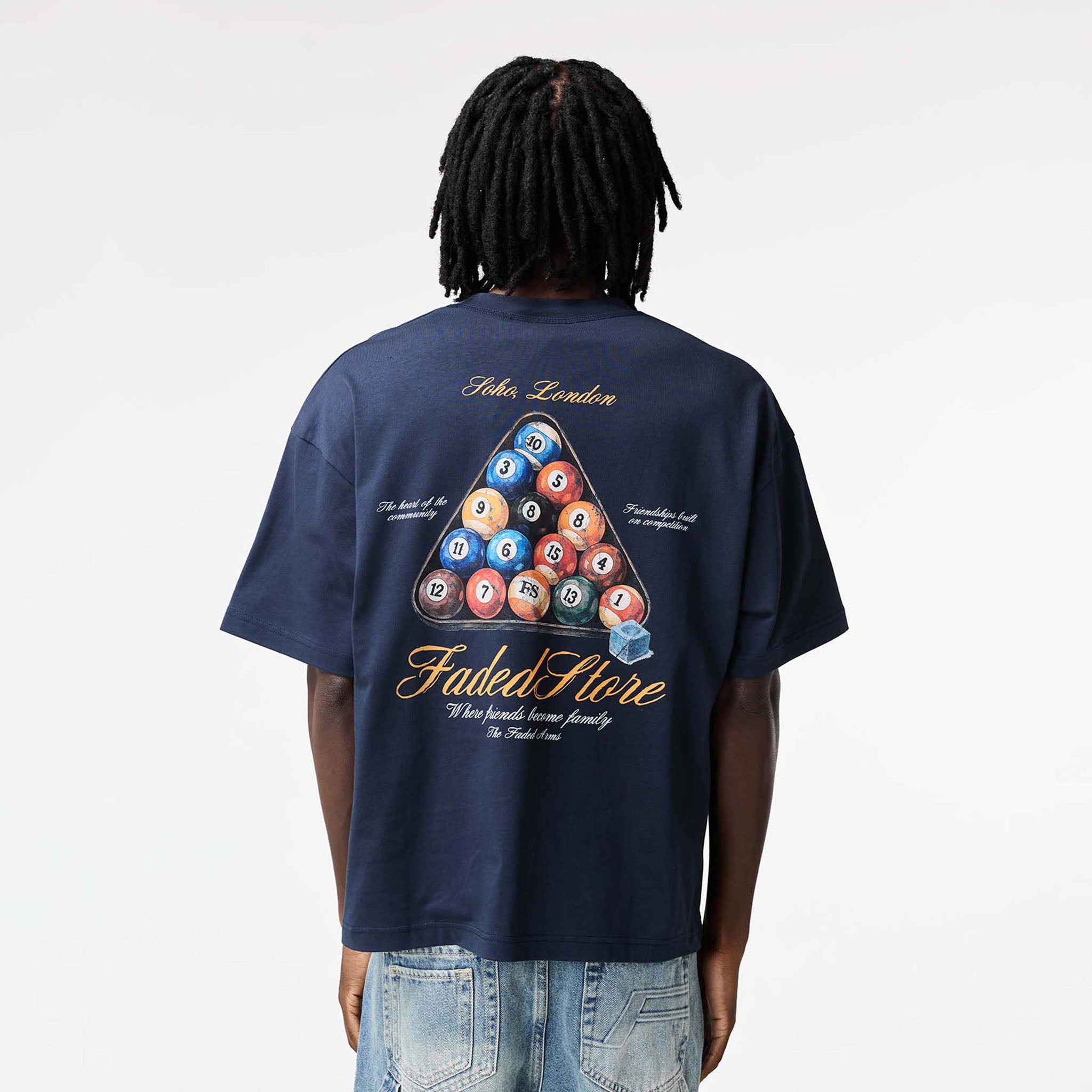 Pool Table T-Shirt | Navy