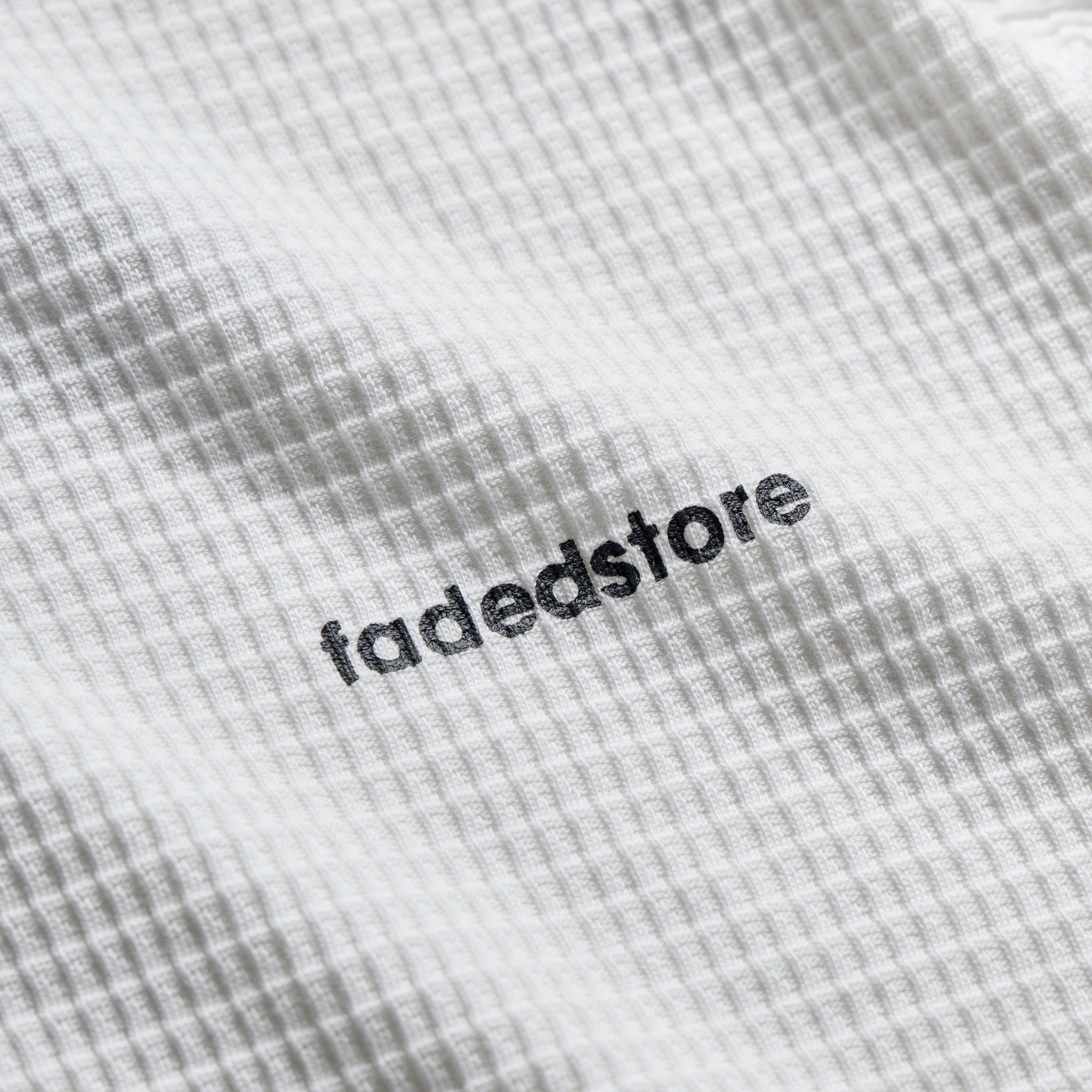 Under Development Long Sleeve Waffle T-Shirt | Chalk