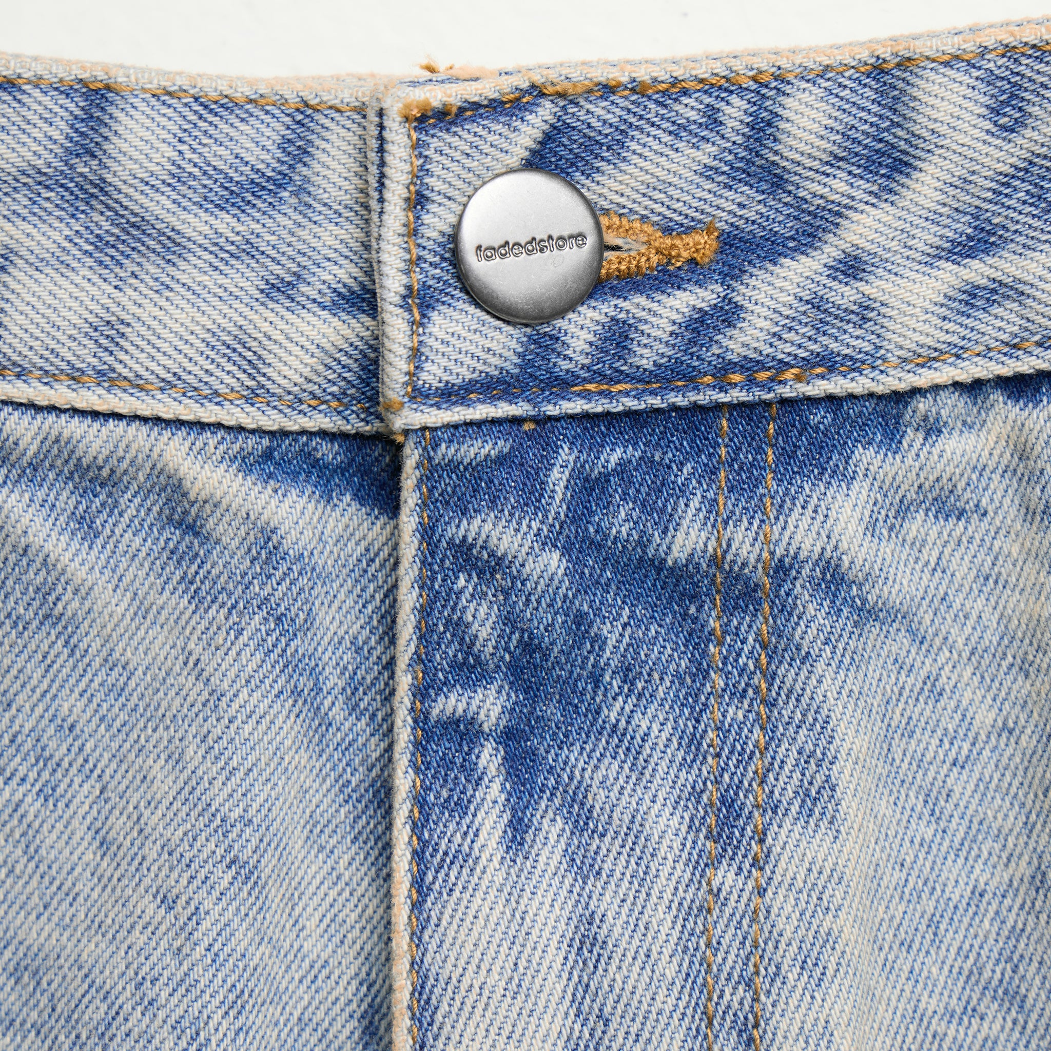 Carpenter Denim Shorts | Washed Blue