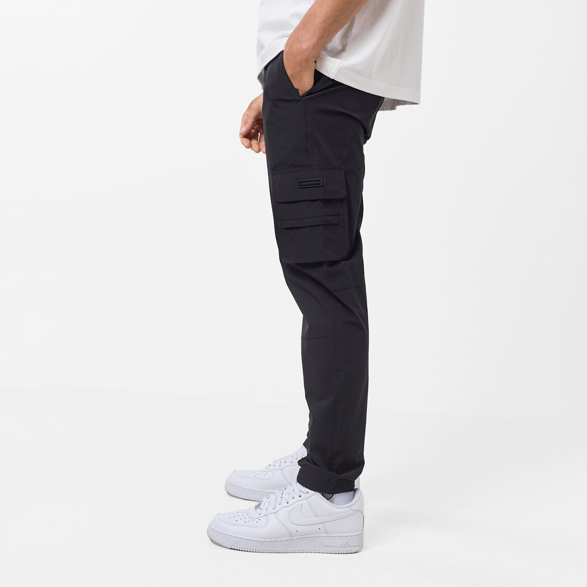 パンツ Dead Stock UK Techno Cargo Pants Black S