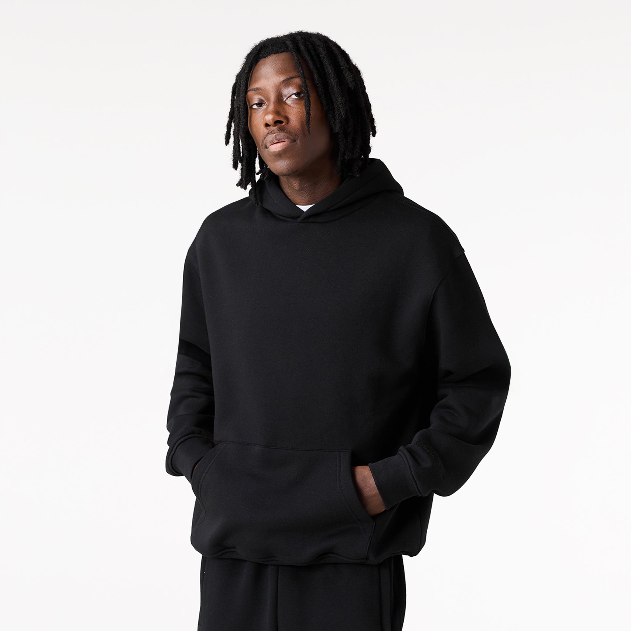 Box Fit Hoodie | Black