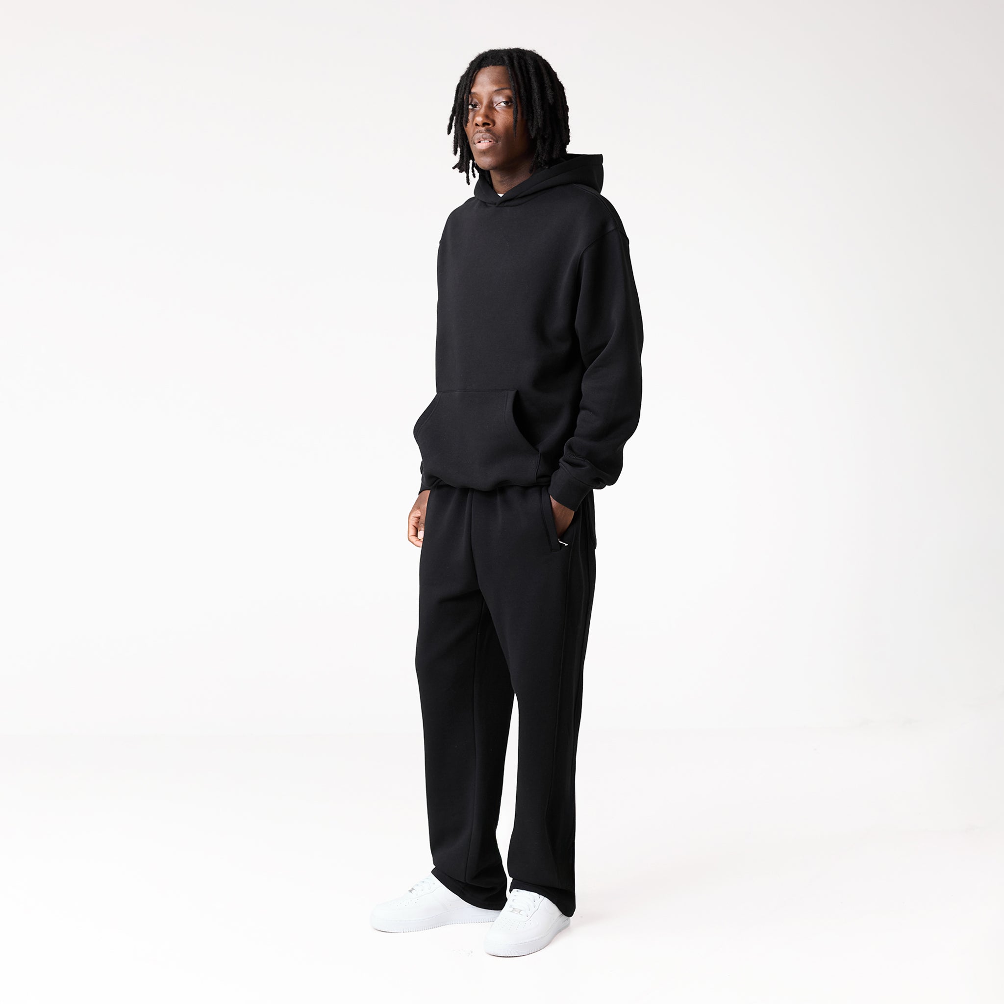 Box Fit Hoodie | Black