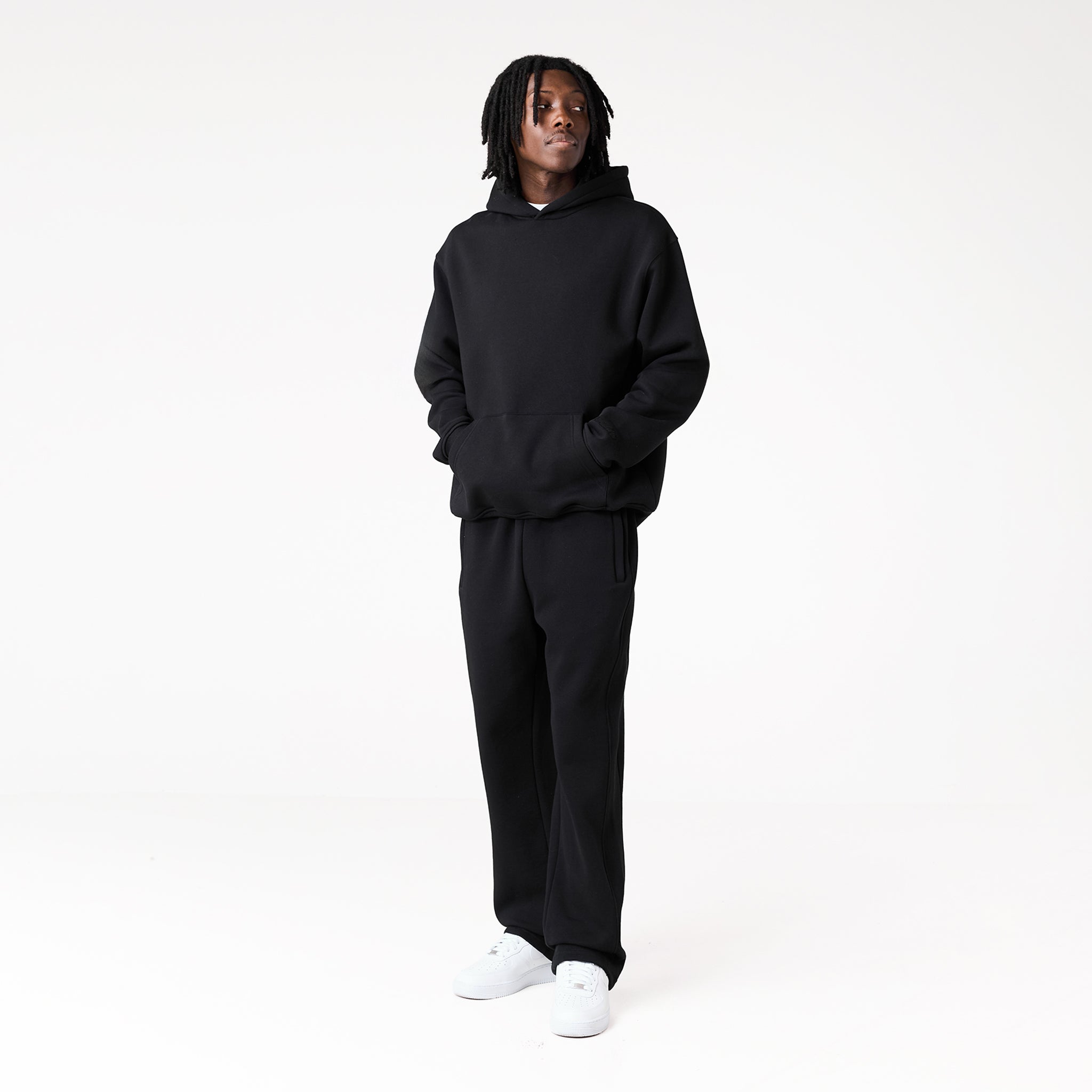 Open Hem Jogger | Black