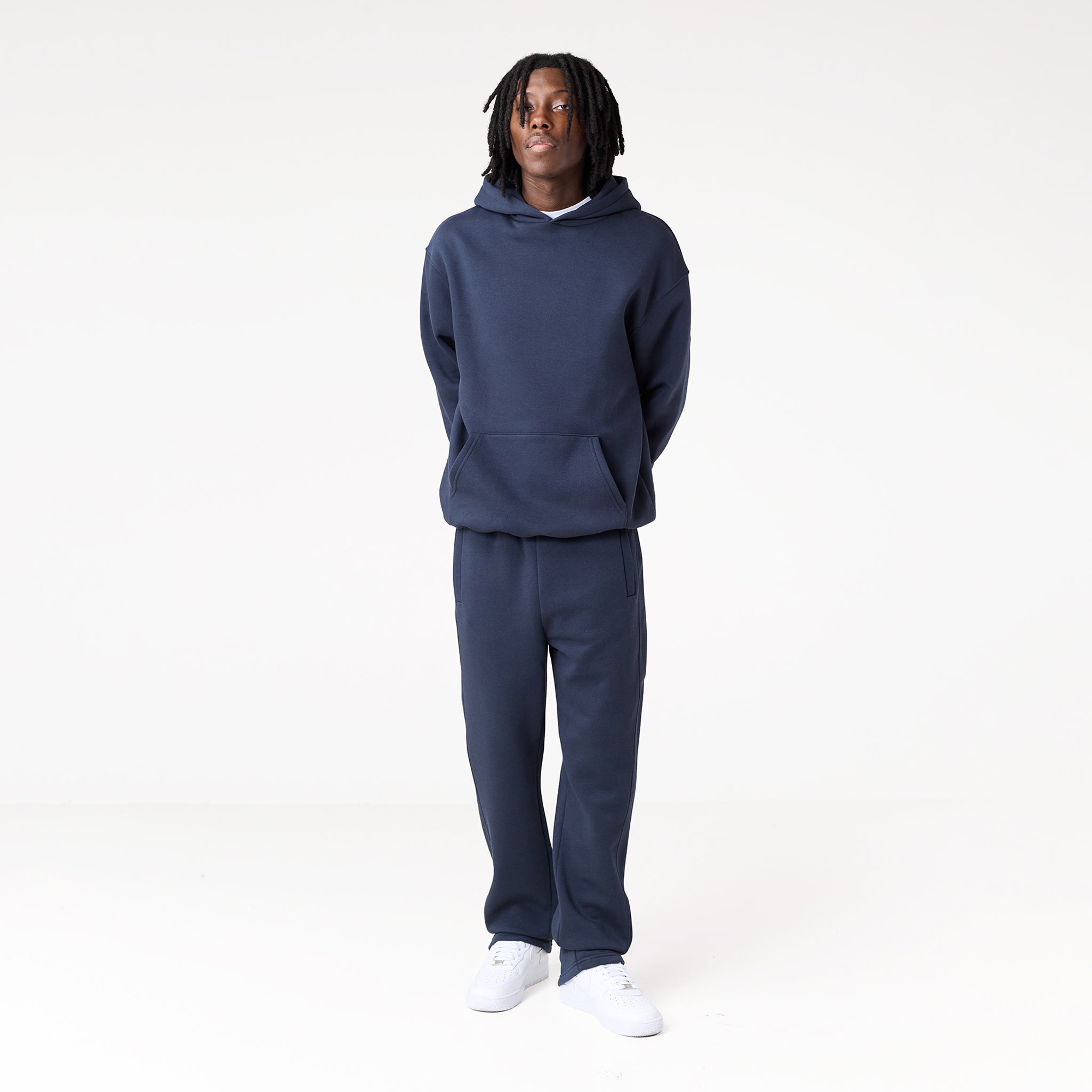 Box Fit Hoodie | Navy