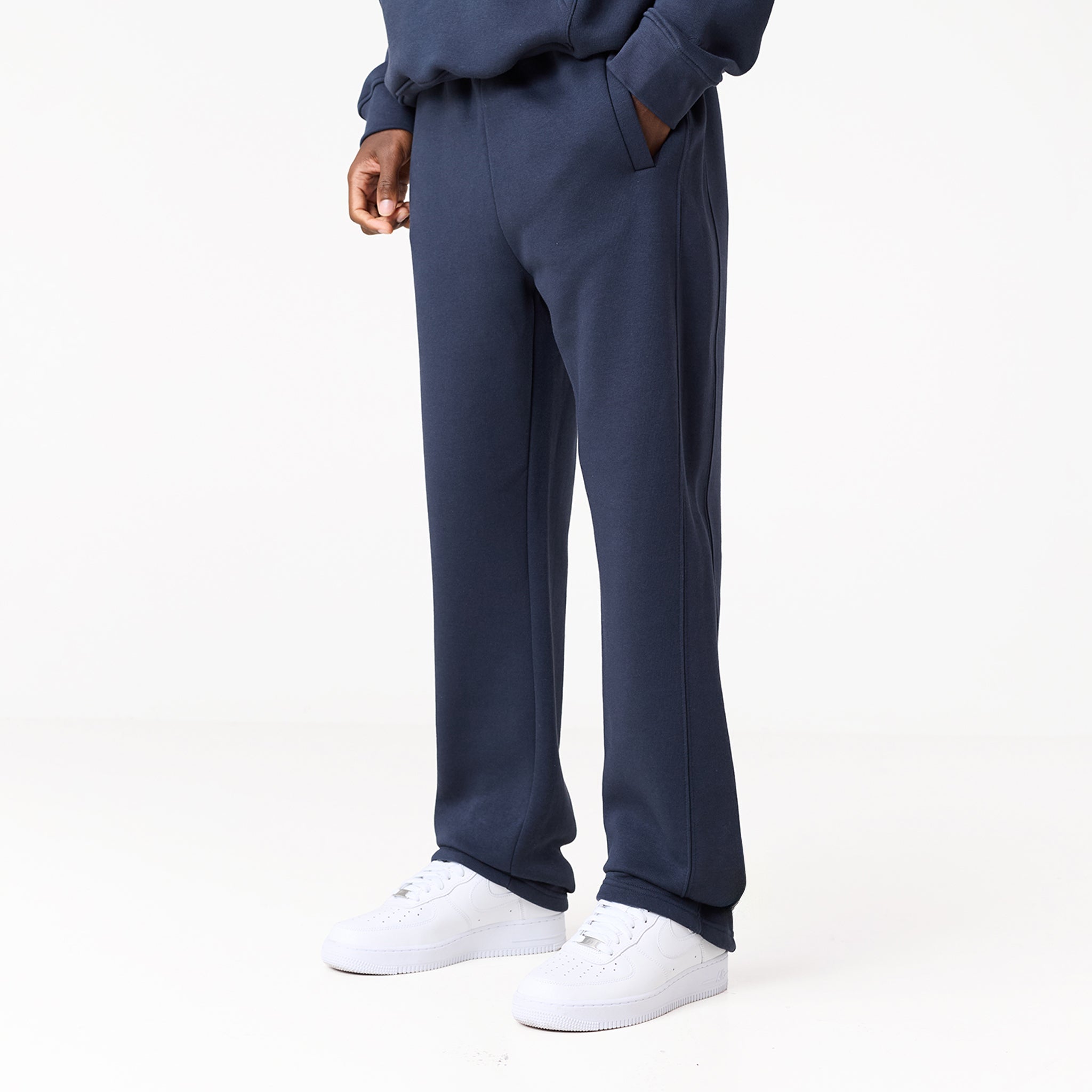 Open Hem Jogger | Navy