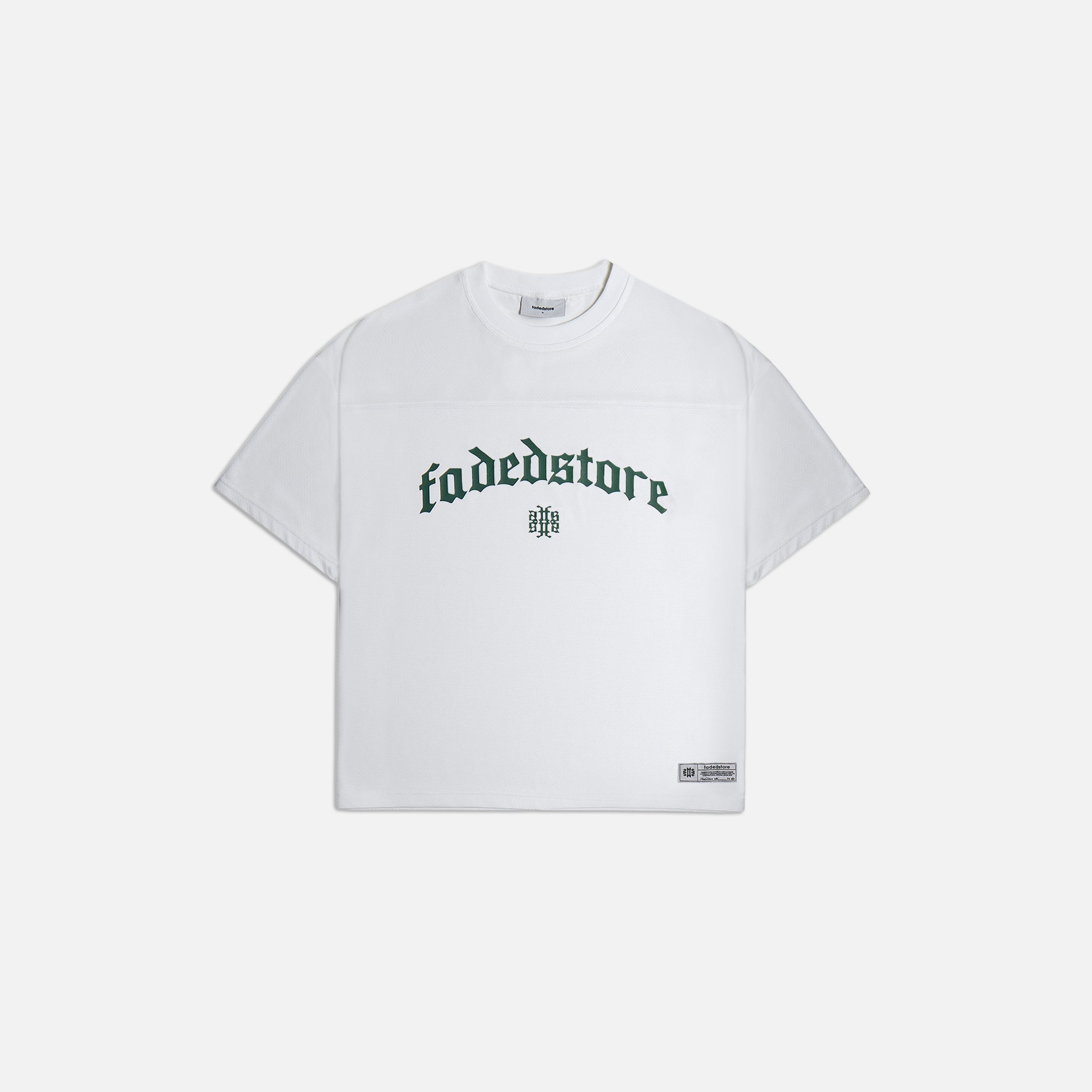 Collegiate Mesh Jersey T-Shirt  | Chalk