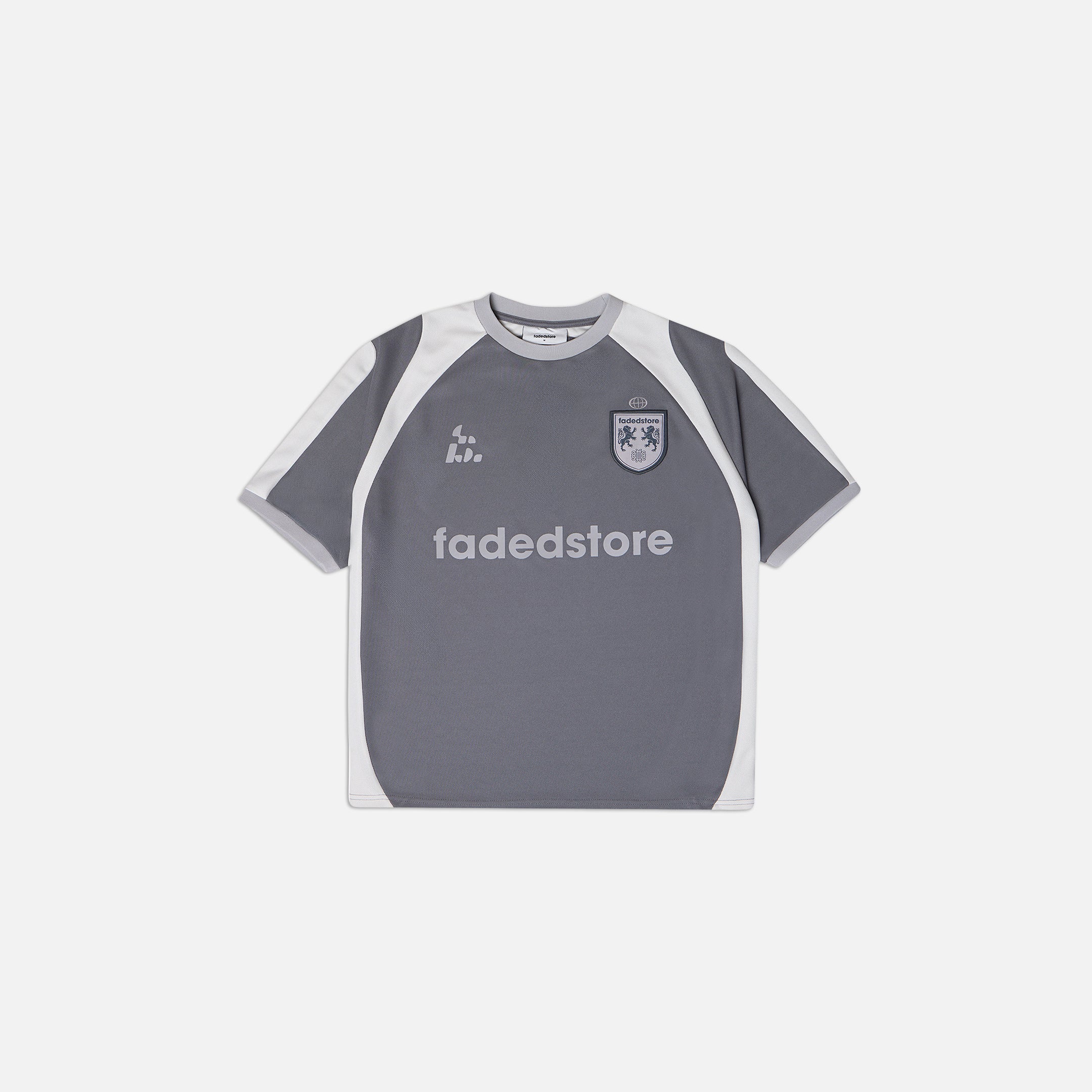 Panelled Football Jersey  |  Charcoal