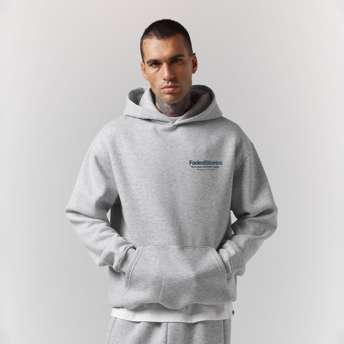 Core Hoodie Grey Marl