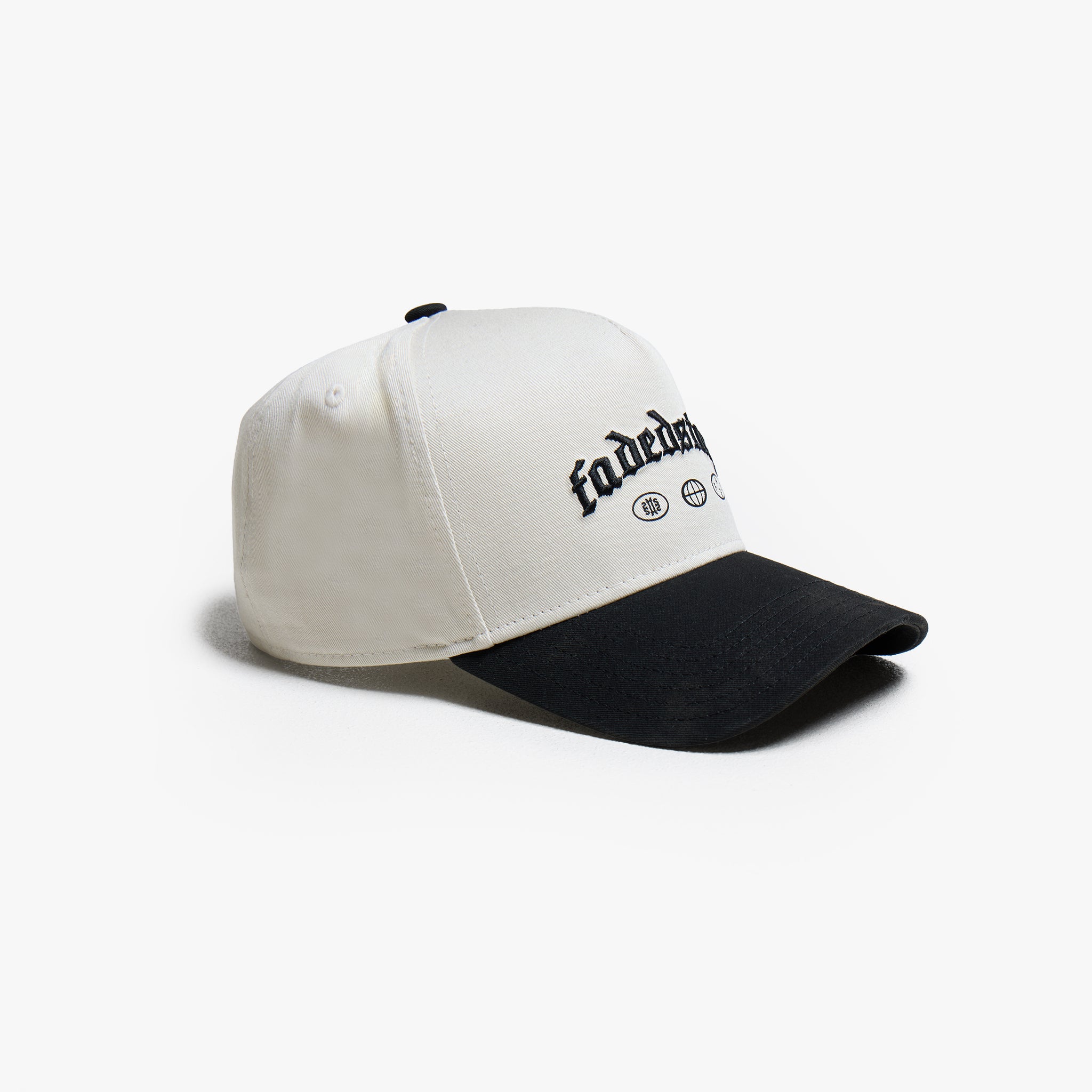 Faded Gothic Icon Cap | Chalk/Black