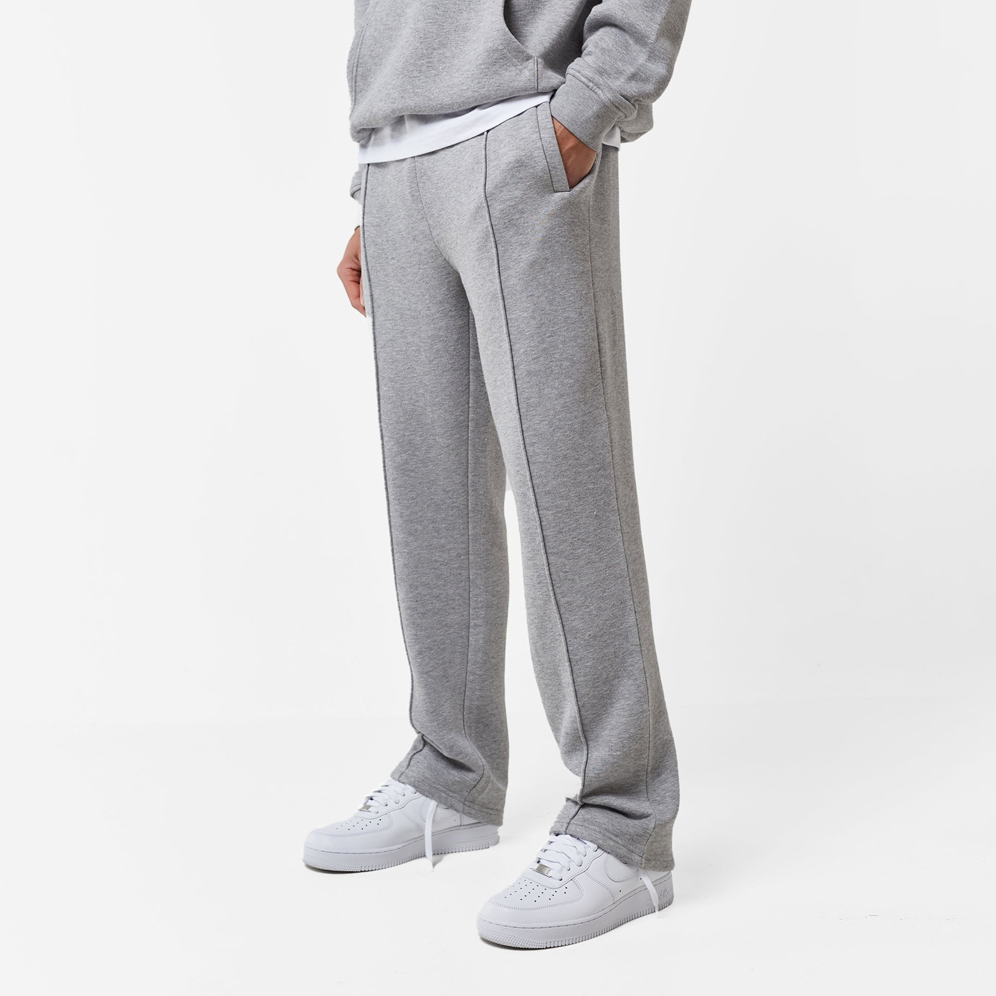 sweatpants open hem