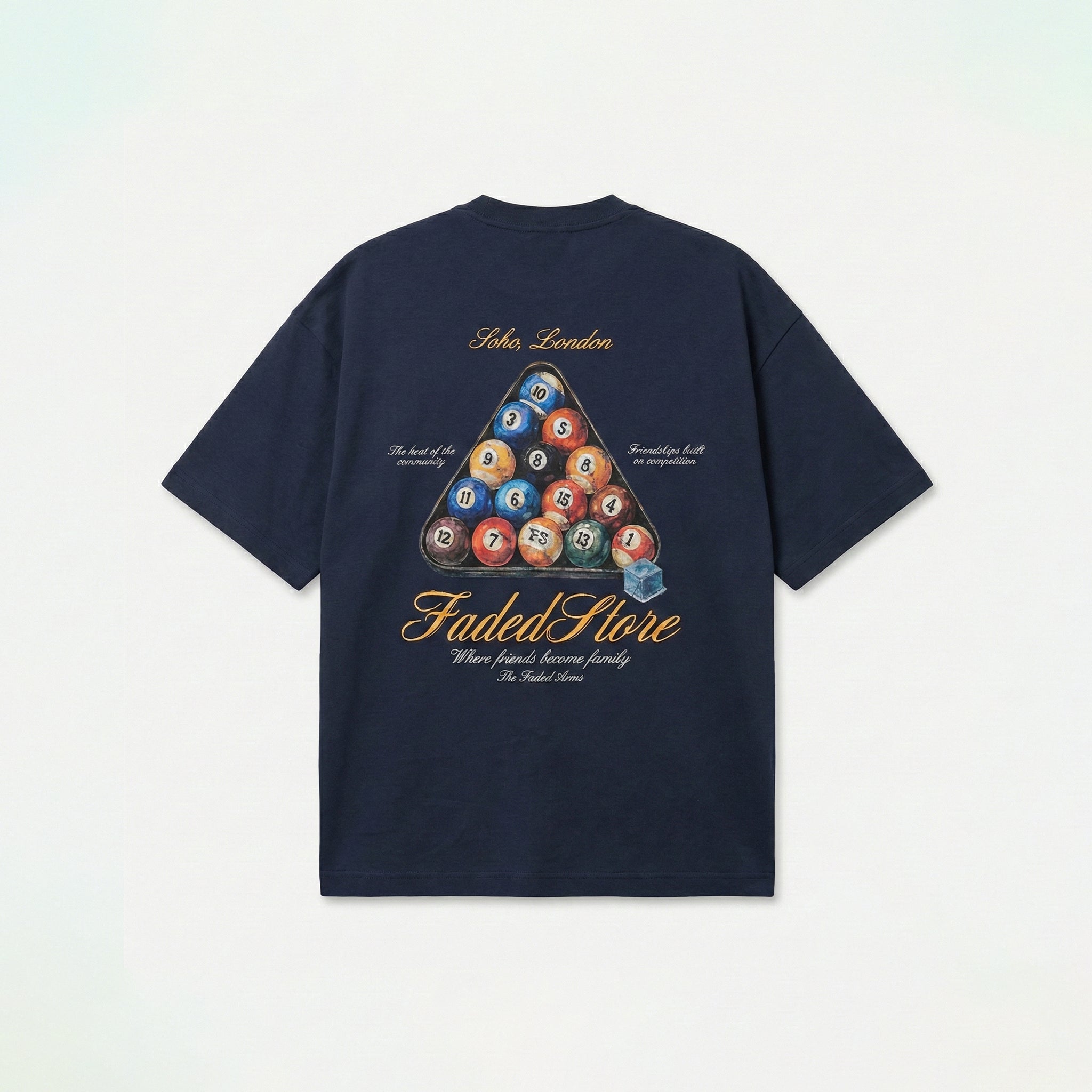 Pool Table T-Shirt | Navy