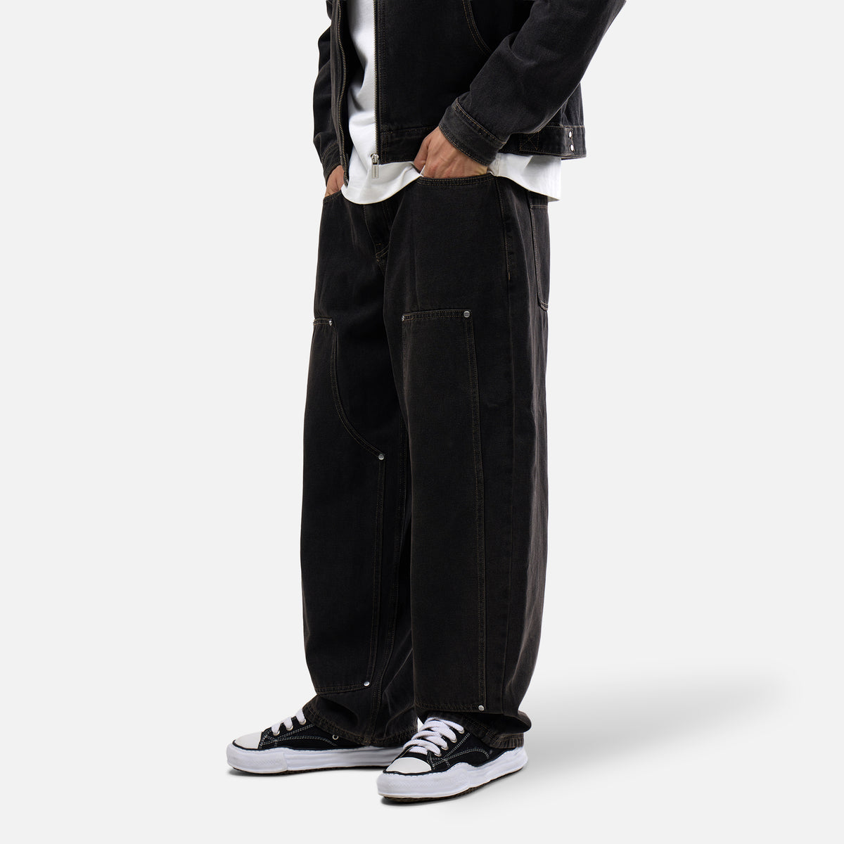 Carpenter Barrel Leg Jean | Black