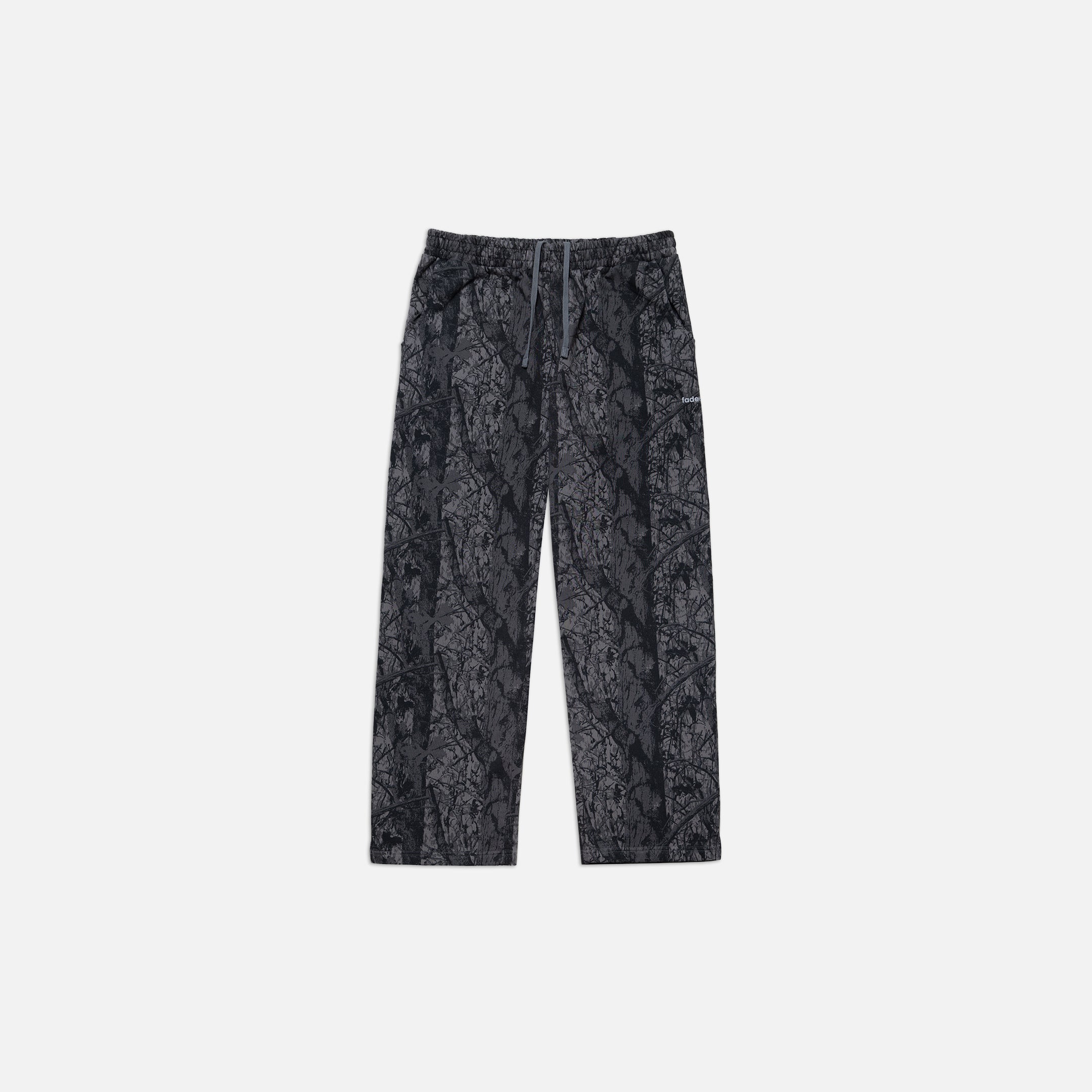 Wide Leg Jogger | Black Camo