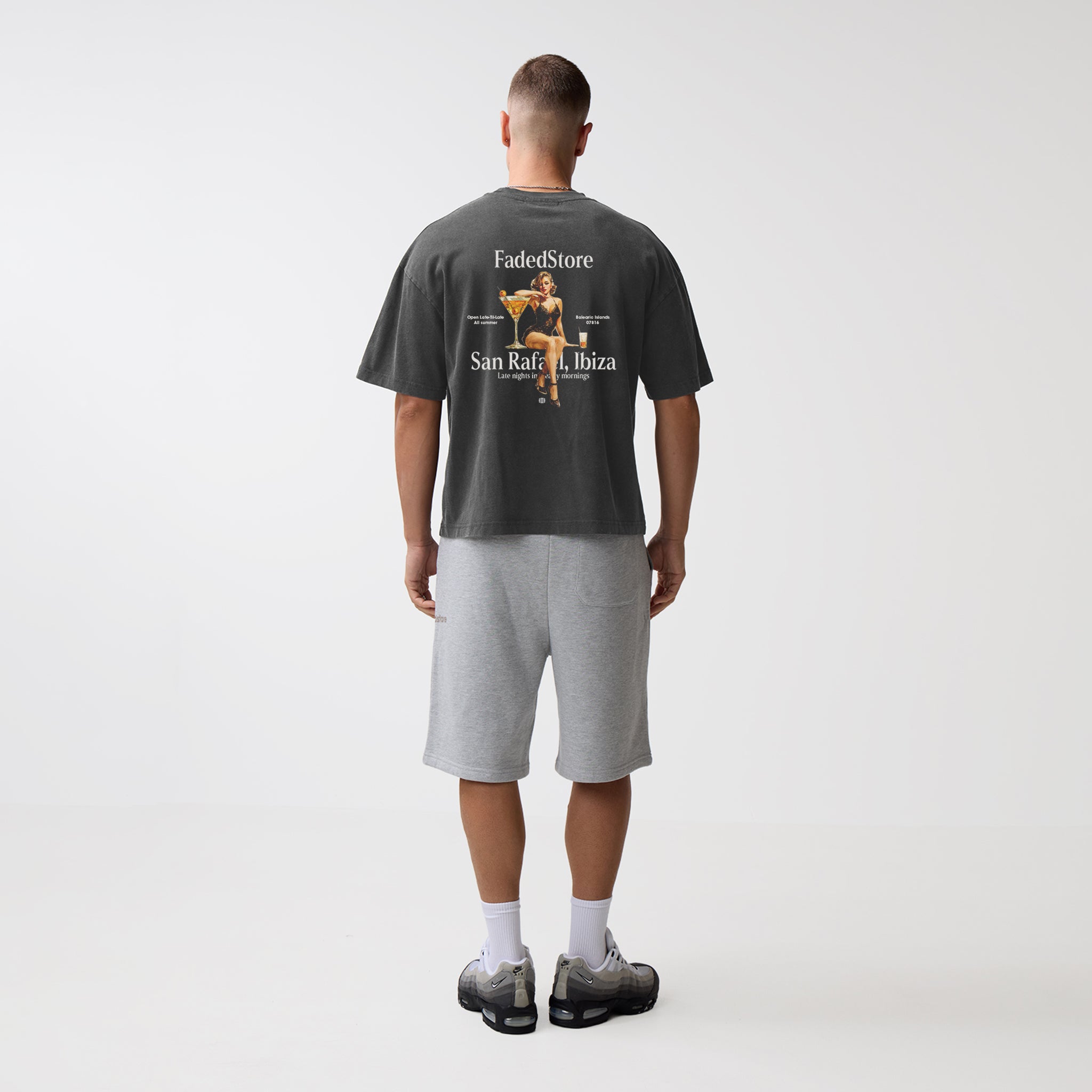Pin Up T-Shirt | Charcoal