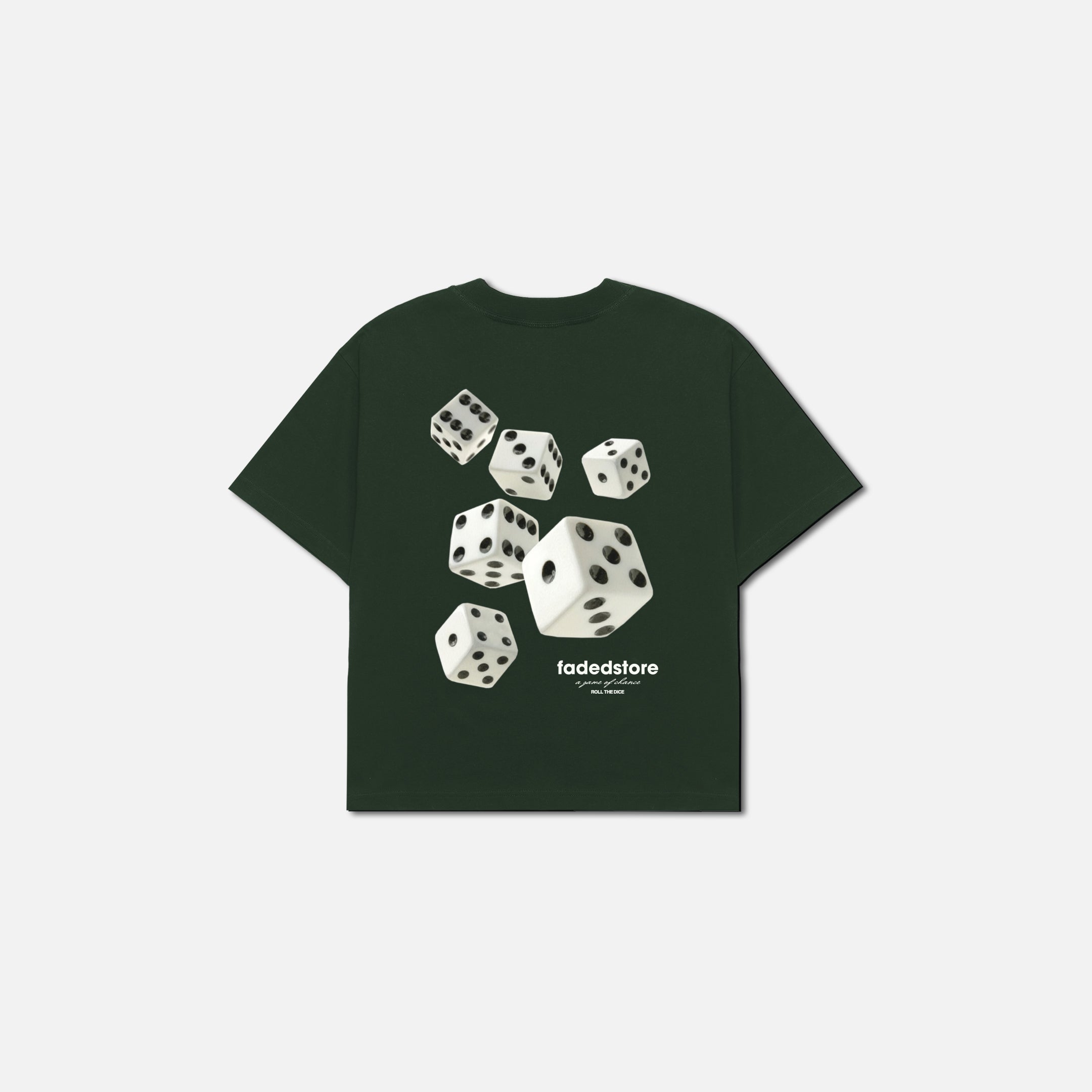 Rolling Dice T-Shirt | Forest Green