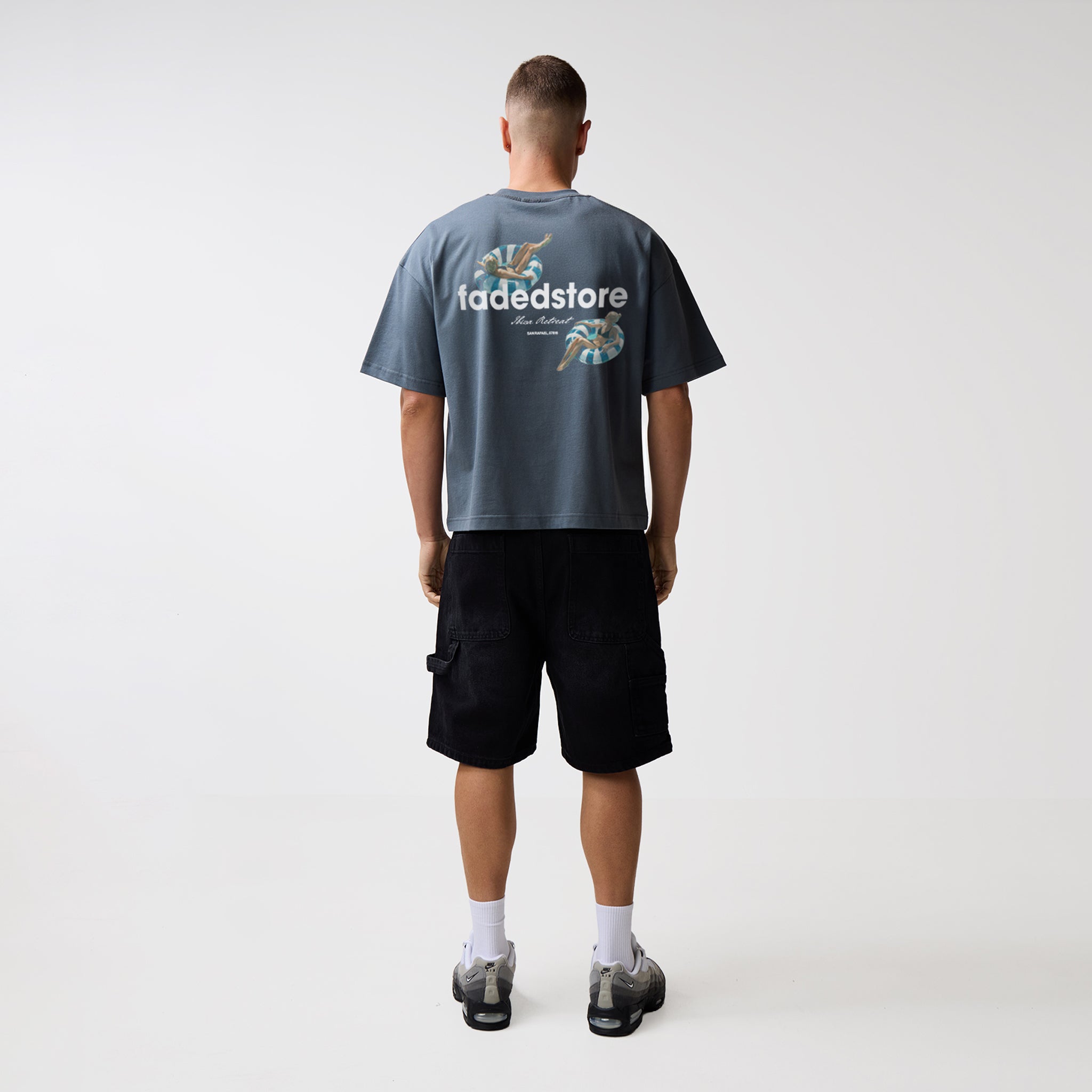 Poolside T-Shirt | Slate Grey